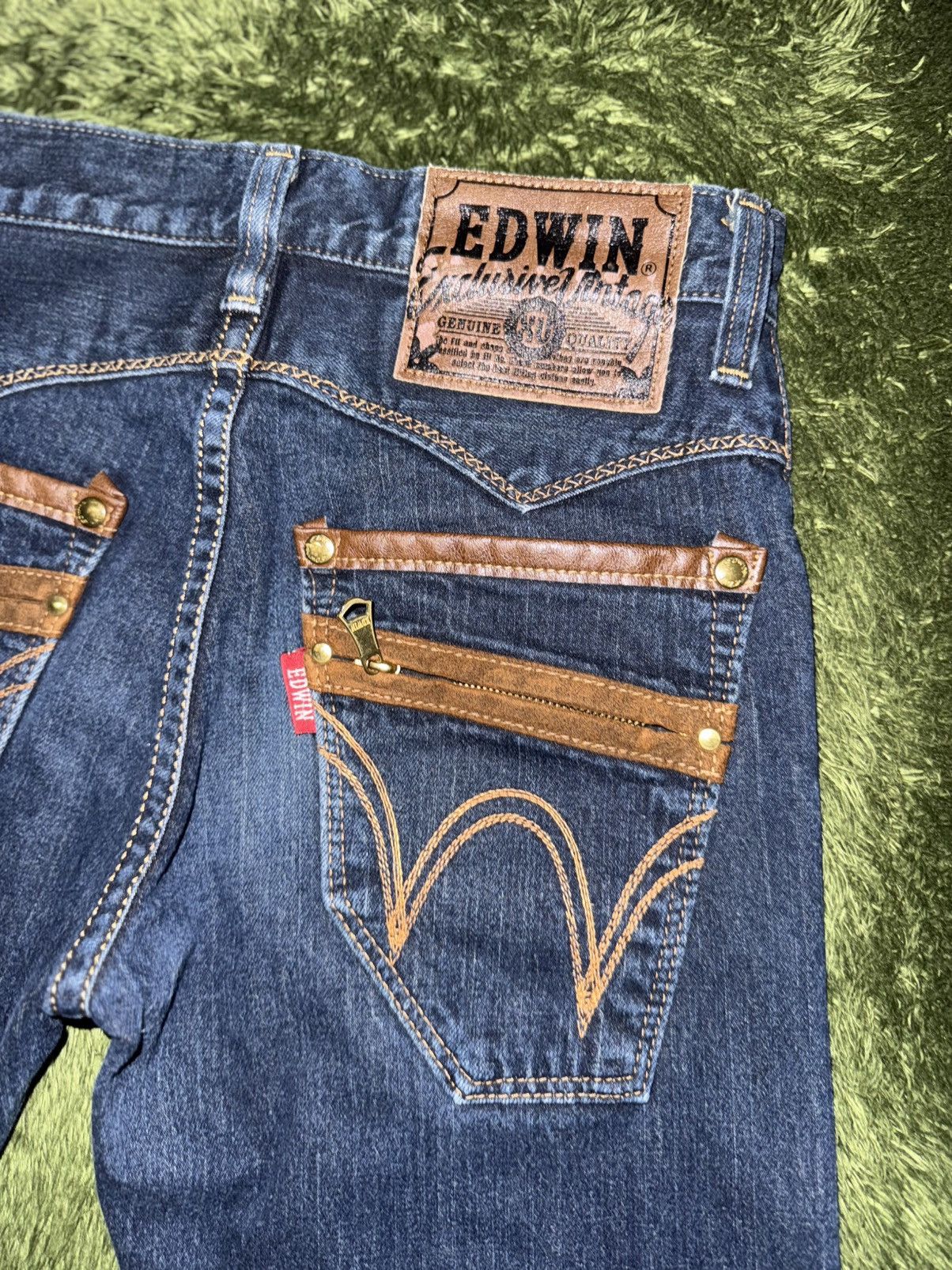 Edwin [28] EDWIN Western Yoke Detail Denim Pants MADE IN JAPAN Size US 28 / EU 44 - 10 Thumbnail