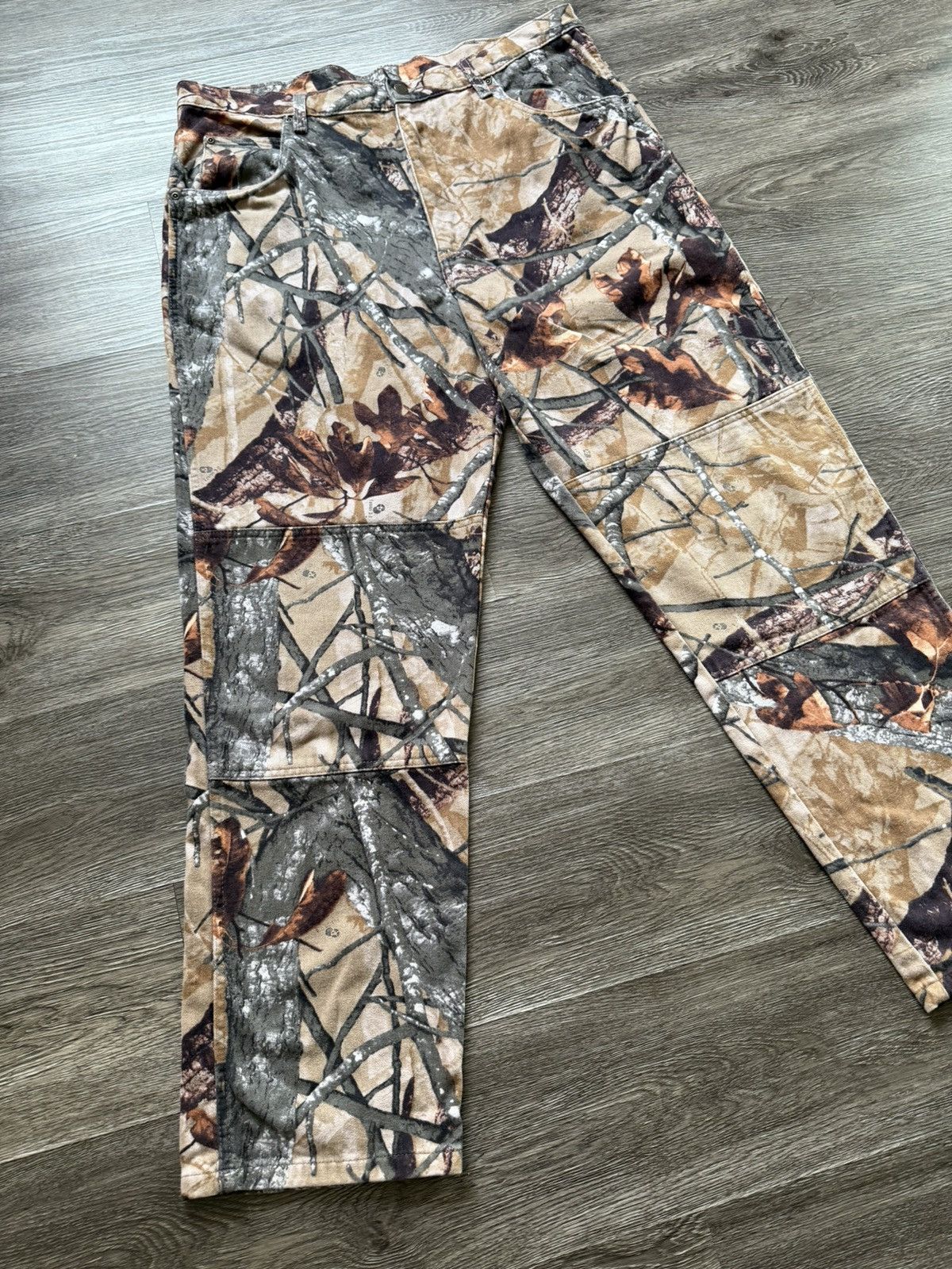 Realtree Vintage Wrangler Realtree Camo Double Knee Pants Workwear Size US 38 / EU 54 - 3 Thumbnail