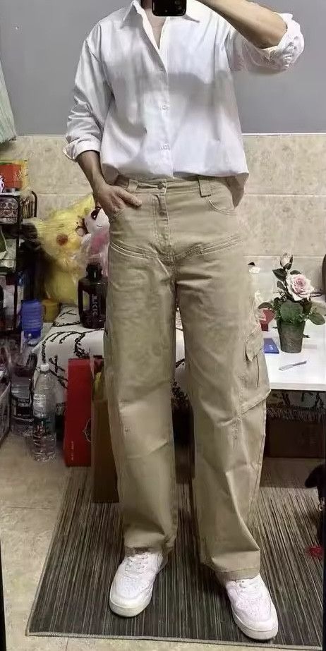 Japanese Brand Casual Oversize Cargo Pants Size US 33 - 4 Thumbnail