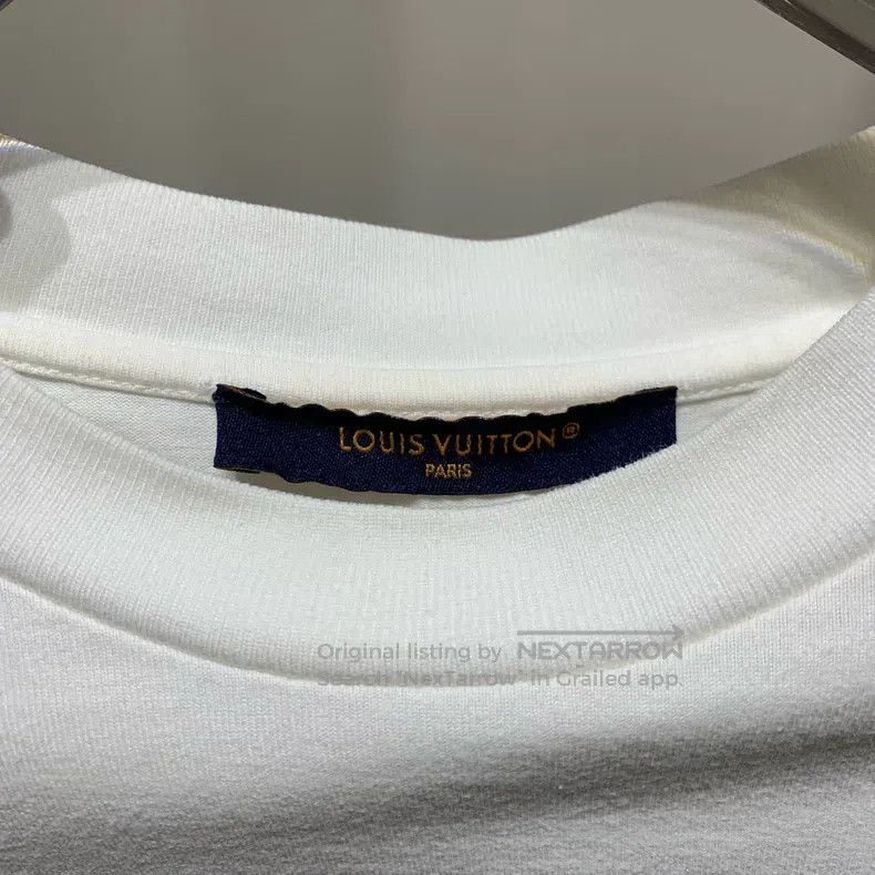 Louis Vuitton Louis Vuitton Solid Embossed Logo Short Sleeve T-shirt Size US XS / EU 42 / 0 - 2 Thumbnail