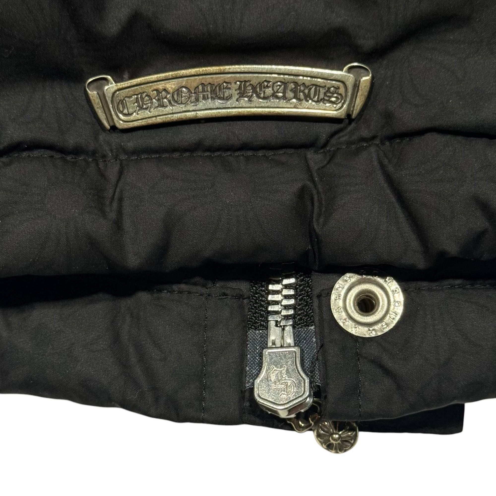 Chrome Hearts CH Puffer Jacket Monogram Plus Stiff V2 Nylon Black Size US XL / EU 56 / 4 - 4 Thumbnail
