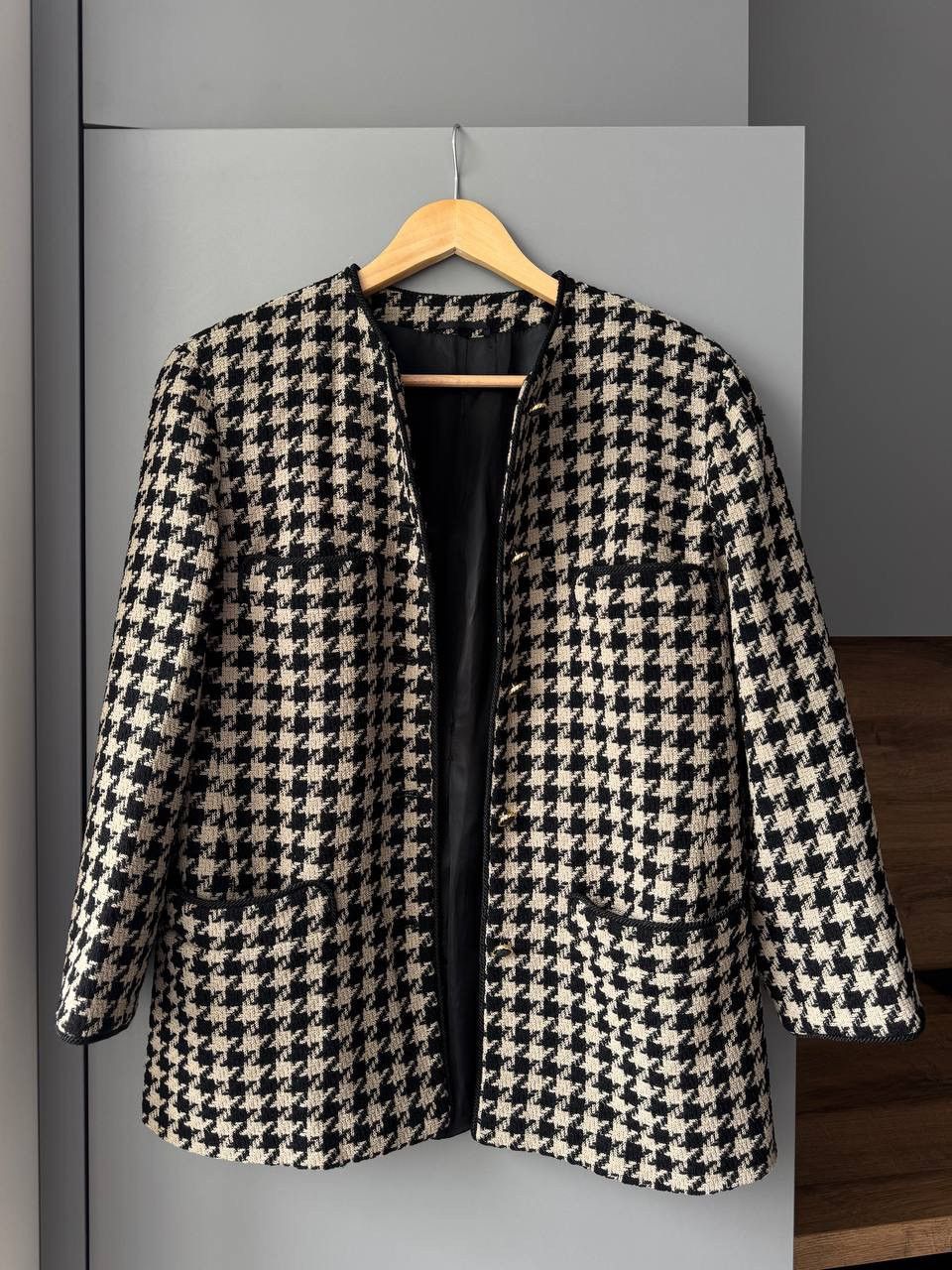 Max Mara Vintage MAX Mara Weekend Line Wool Jacket Dark Gray Size M / US 6-8 / IT 42-44 - 2 Thumbnail