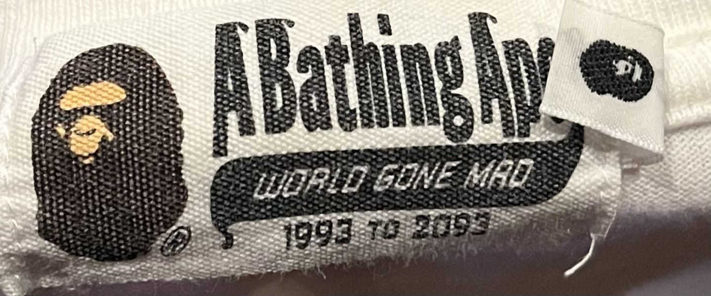 Bape Bape camo logo tee shirt Size US M / EU 48-50 / 2 - 4 Thumbnail
