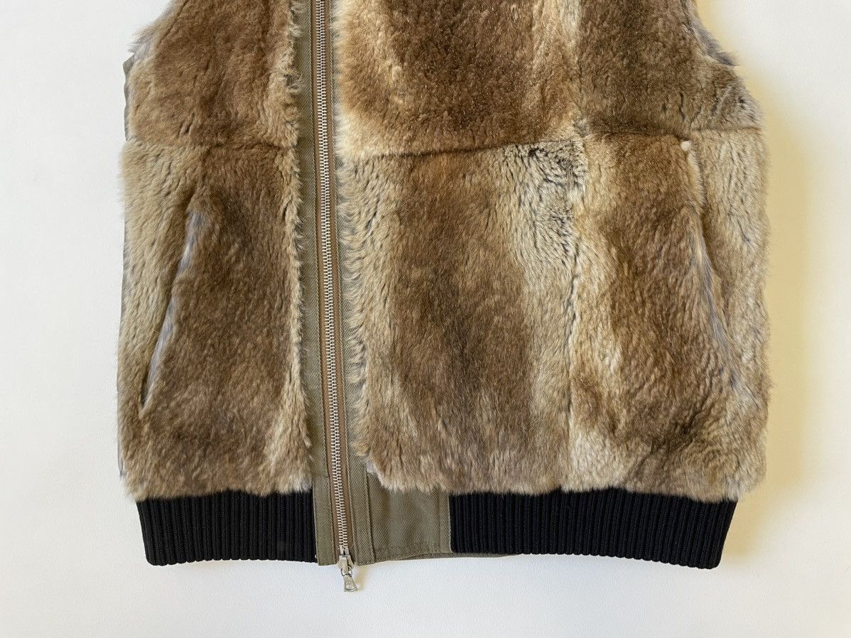 Dries Van Noten A/W 10 Rabbit Fur Biker Vest Size US S / EU 44-46 / 1 - 9 Thumbnail