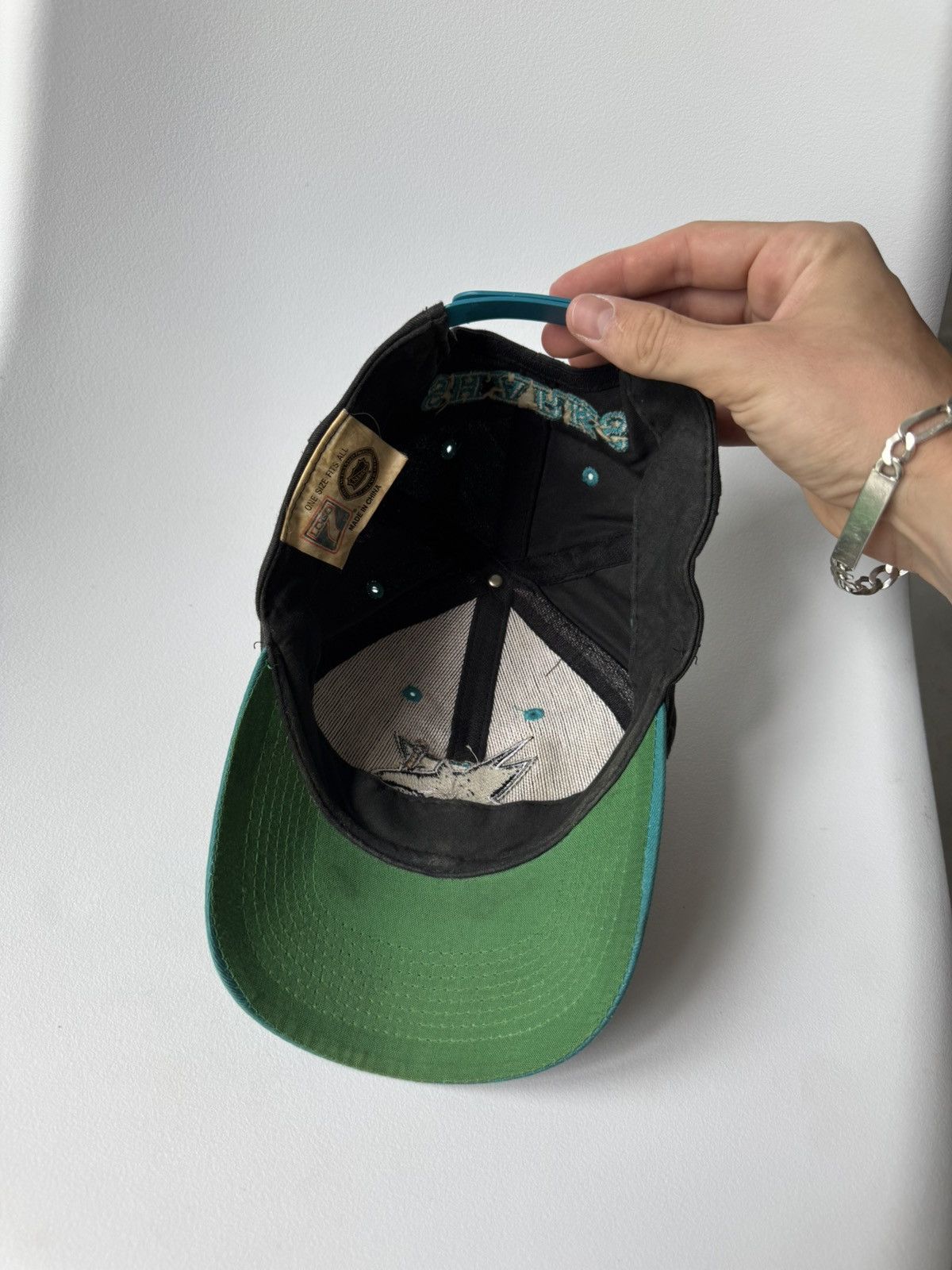 Logo 7 7 Logo NHL Sharks Vintage Cap Size ONE SIZE - 5 Thumbnail