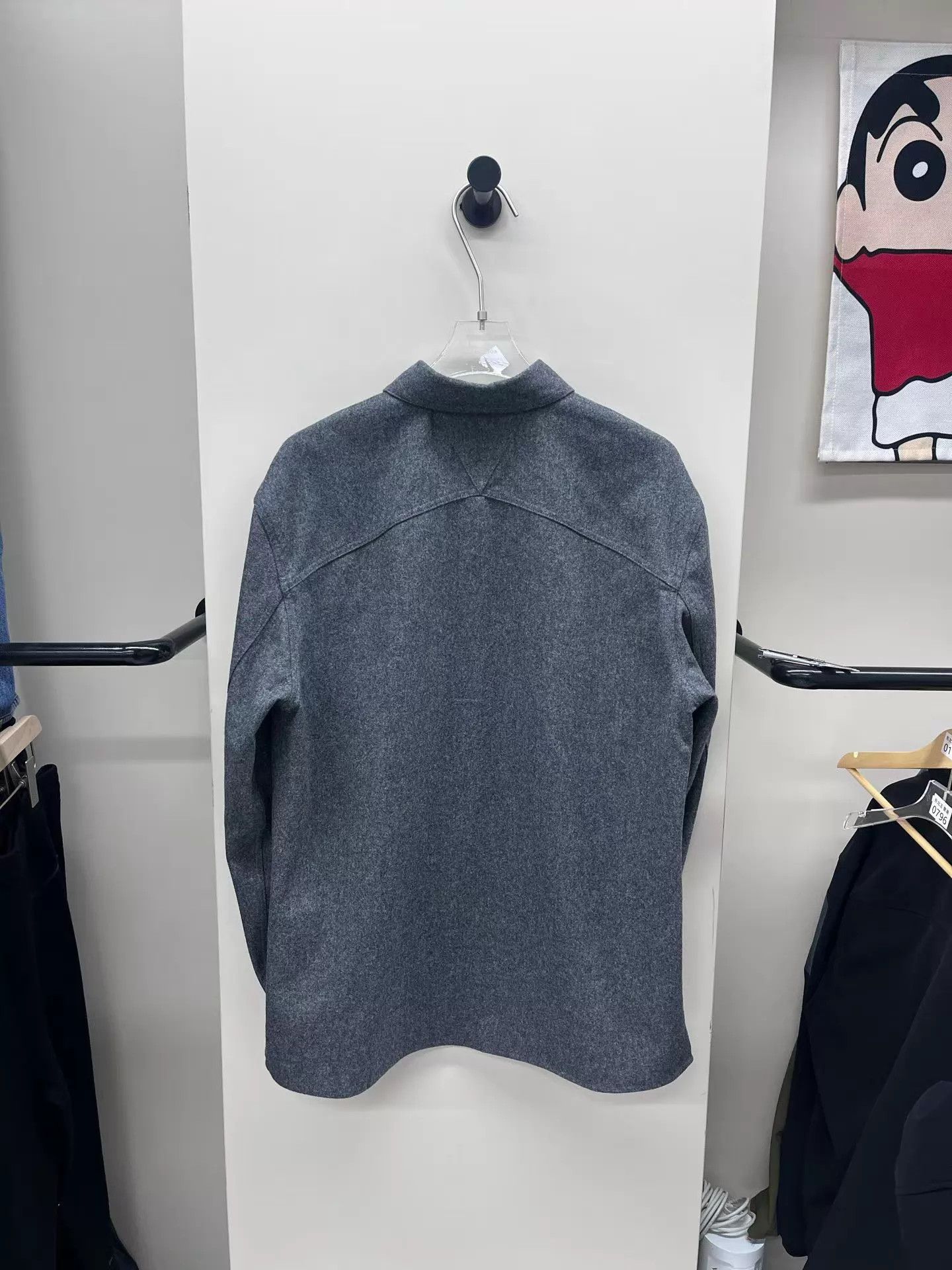 Bottega Veneta BV Triangle Logo Wool Shacket Unworn 48 Size US M / EU 48-50 / 2 - 2 Thumbnail