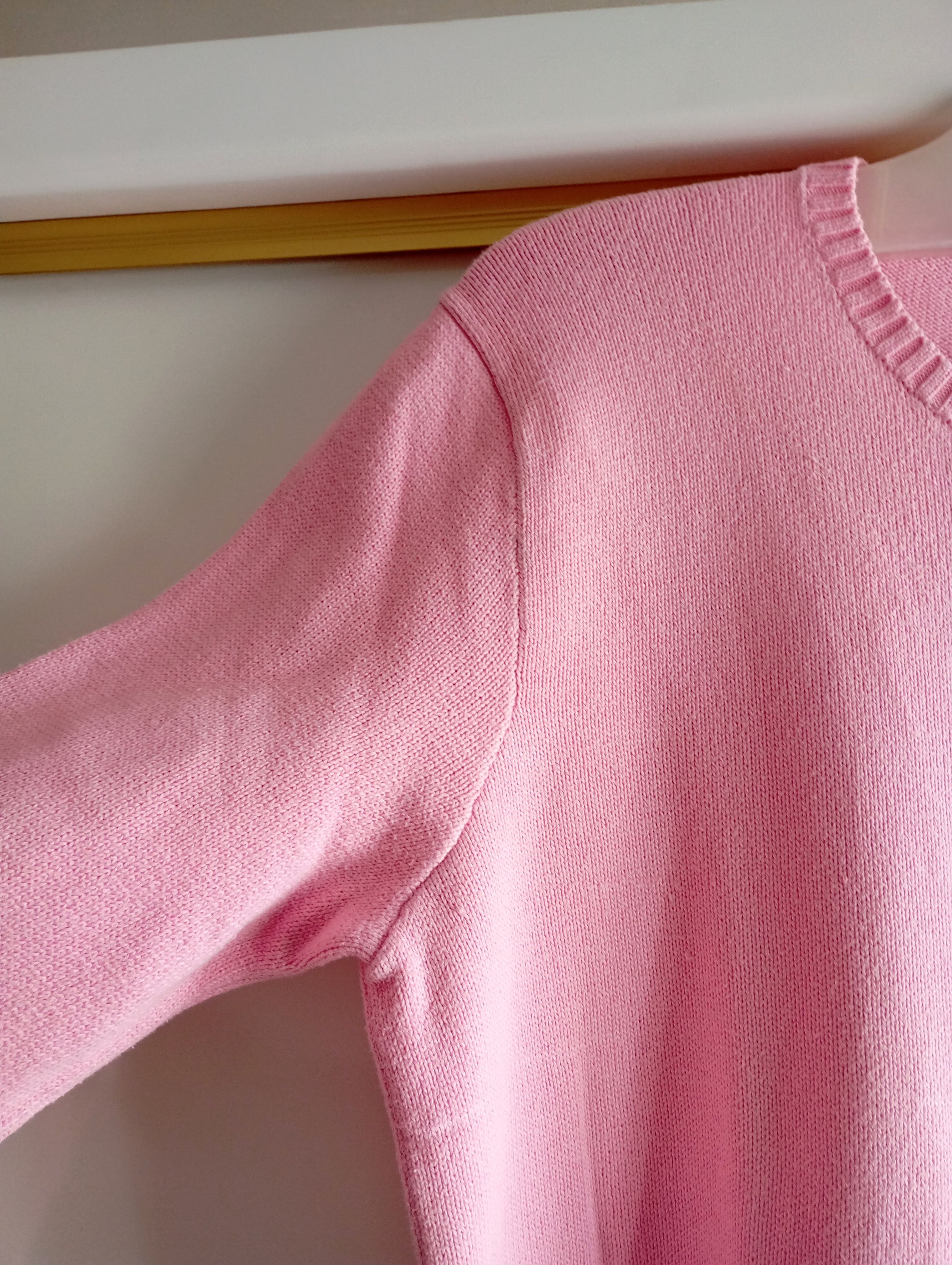 Polo Ralph Lauren Polo Ralph Lauren Pink Cable Knit Sweater Oldmoney Size XL Size US XL / EU 56 / 4 - 6 Thumbnail