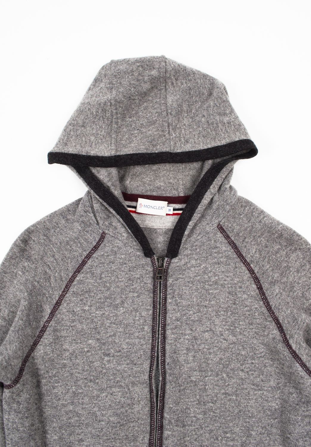 Moncler Moncler Men Hoodie Cashmere Blend Knit Top Size M, S1112 Size US M / EU 48-50 / 2 - 2 Thumbnail