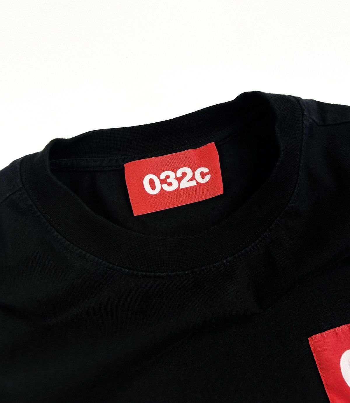 032c × Vintage 032C Cropped Tee embroidered logo Y2kT-shirt Size US M / EU 48-50 / 2 - 6 Thumbnail