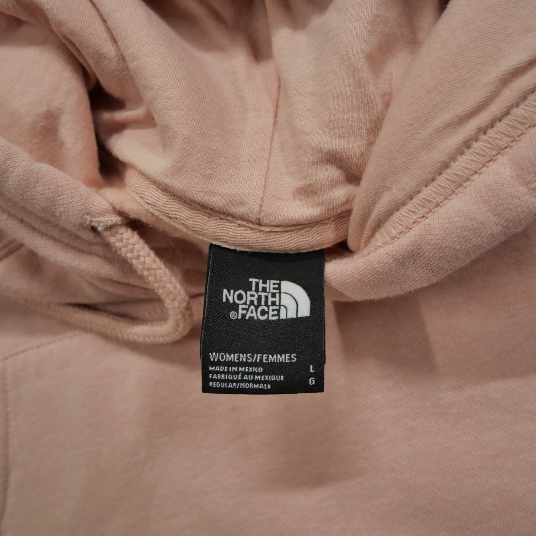 The North Face VINTAGE The North Face Hoodie Womens Large Pink Pullover Spell Out Logo Size L / US 10 / IT 46 - 5 Thumbnail