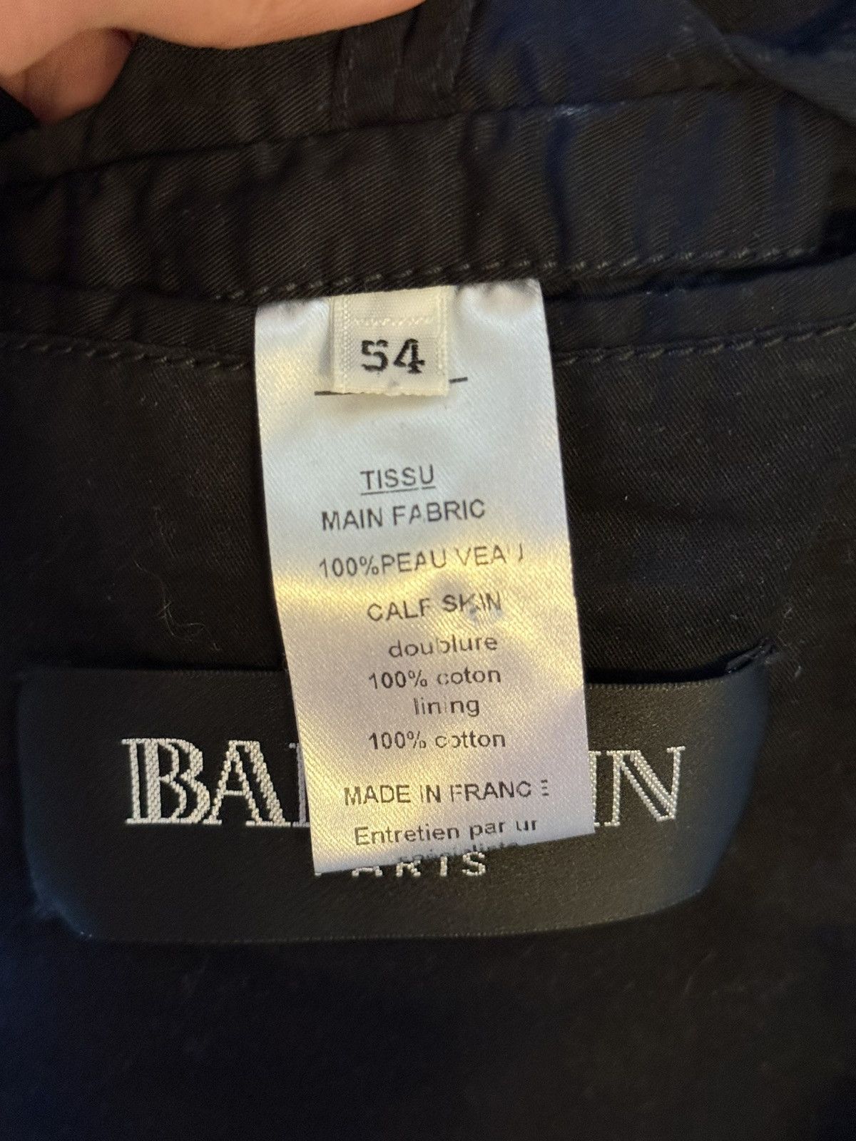 Balmain Balmain SS10 decarnin M65 leather jacket Size US L / EU 52-54 / 3 - 6 Thumbnail