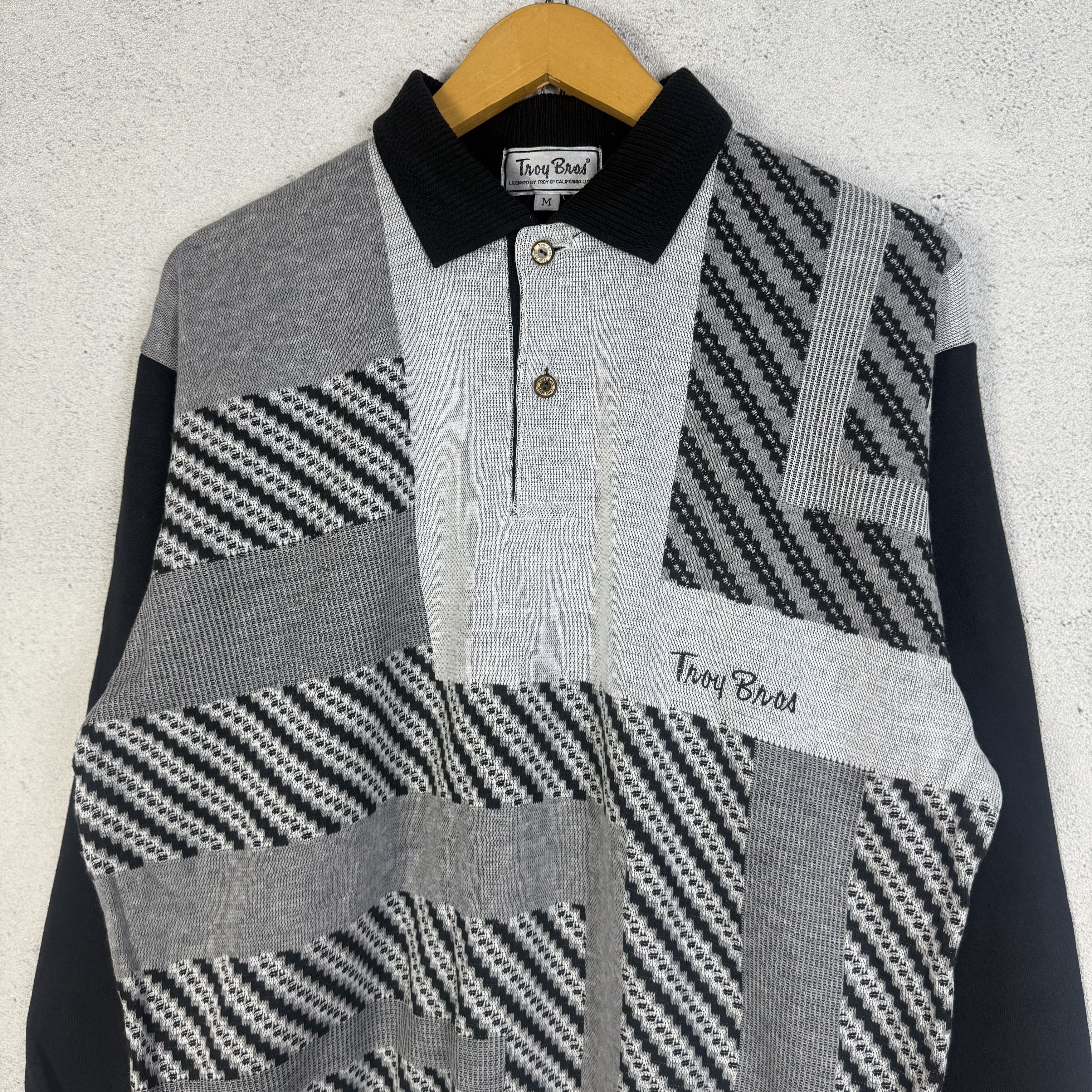 Vintage Vintage Troy Bros Abstract Pattern Sweatshirt Crewneck Size US M / EU 48-50 / 2 - 2 Thumbnail