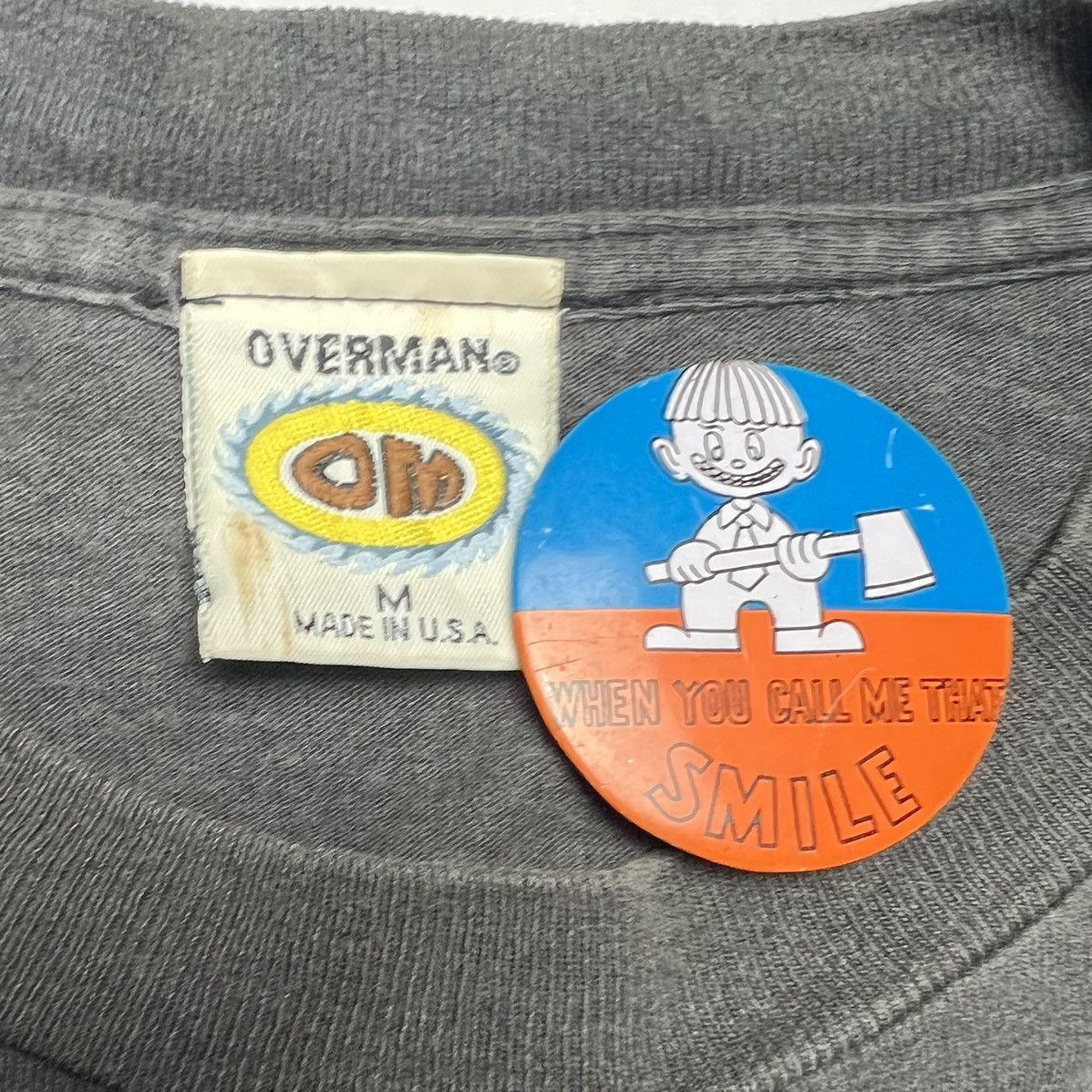 Rap Tees × Vintage 1994 Overman Tee Size US M / EU 48-50 / 2 - 5 Thumbnail