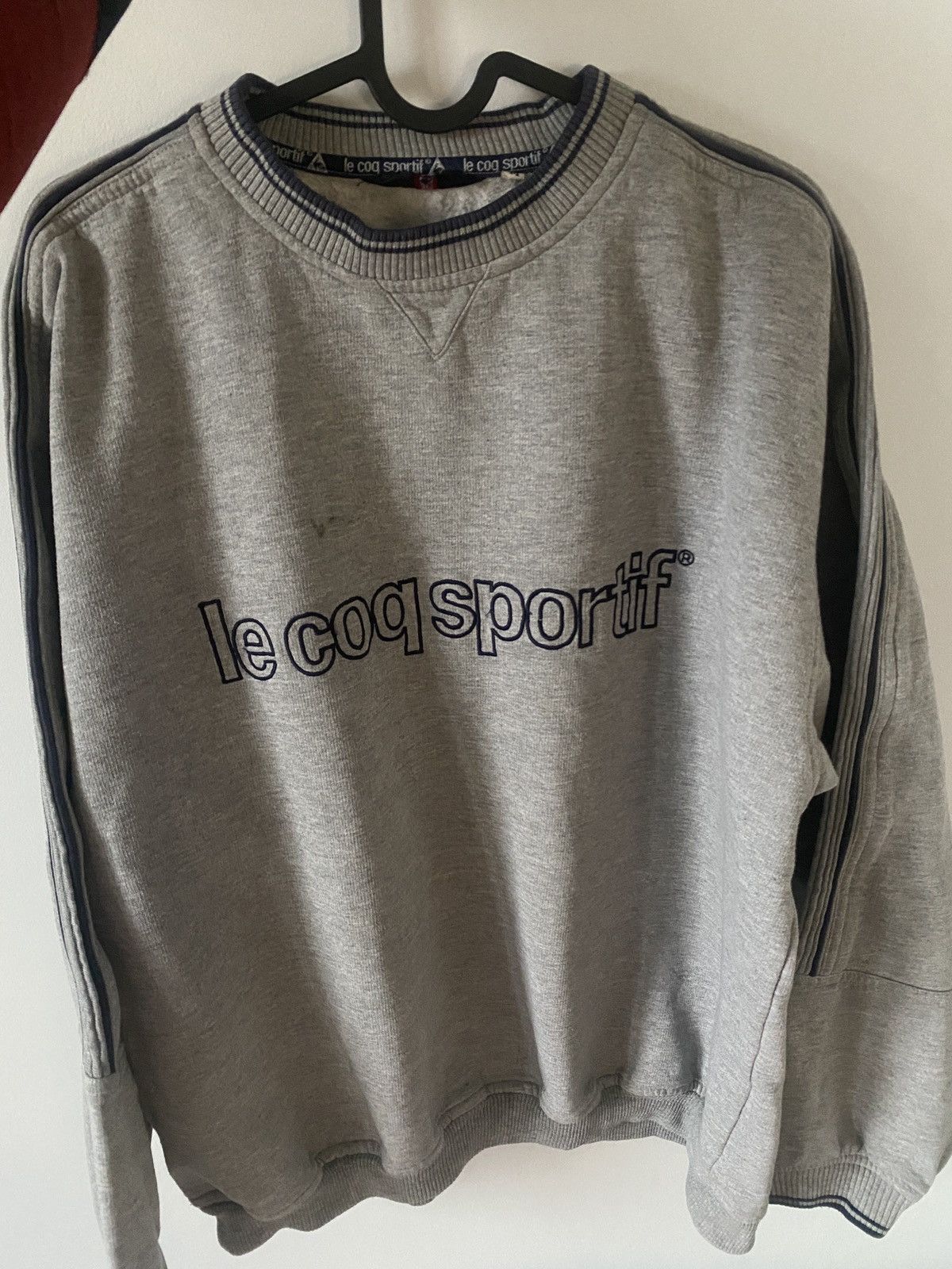 Le Coq Sportif × Vintage Vintage rare Le coq sportif big logo Sweatshirt Crewneck Size US XL / EU 56 / 4 - 1 Thumbnail