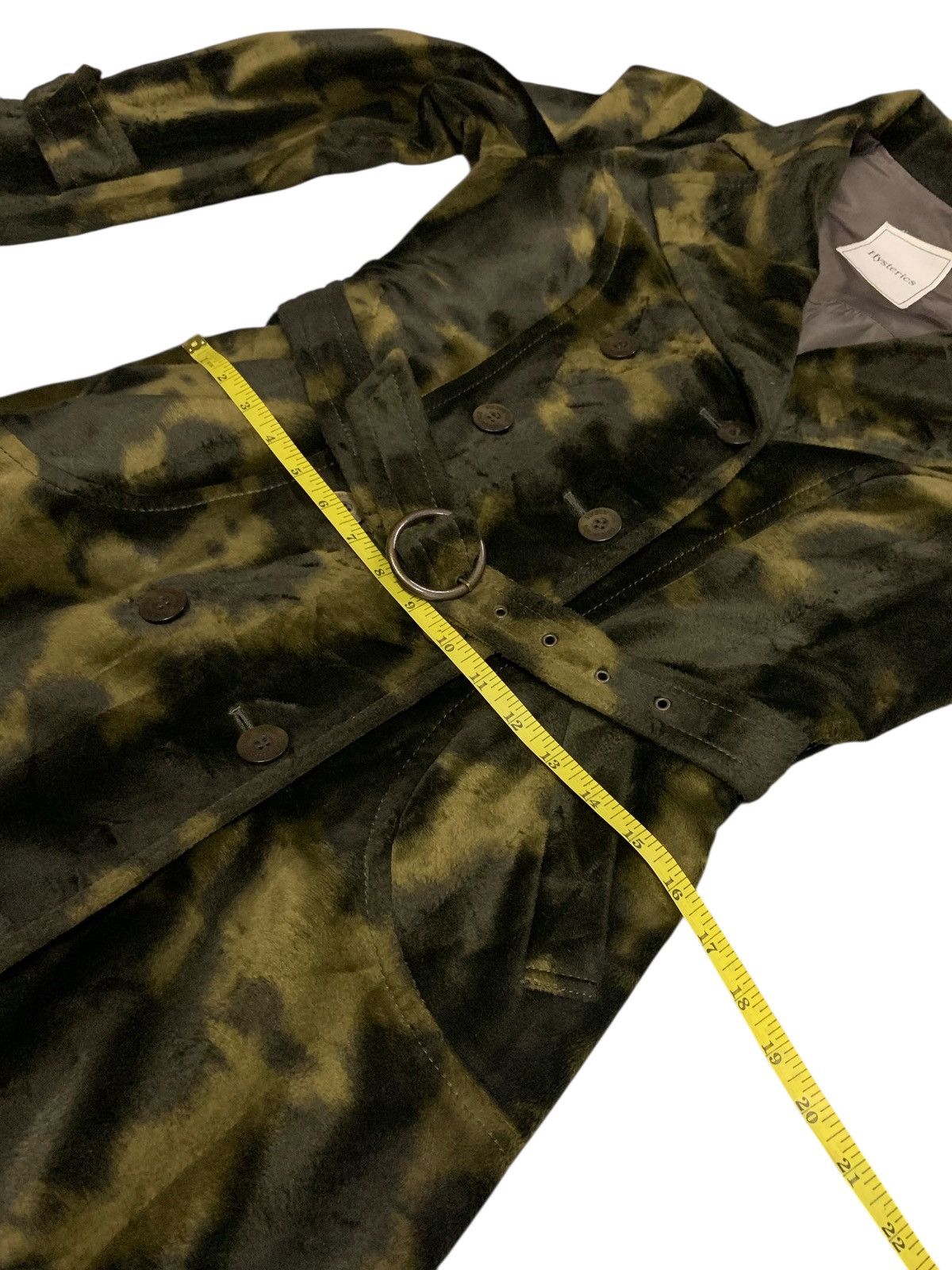 Hysteric Glamour Very Rare Vintage Hysteric Glamour Camouflage Trench Coat Size ONE SIZE - 10 Thumbnail