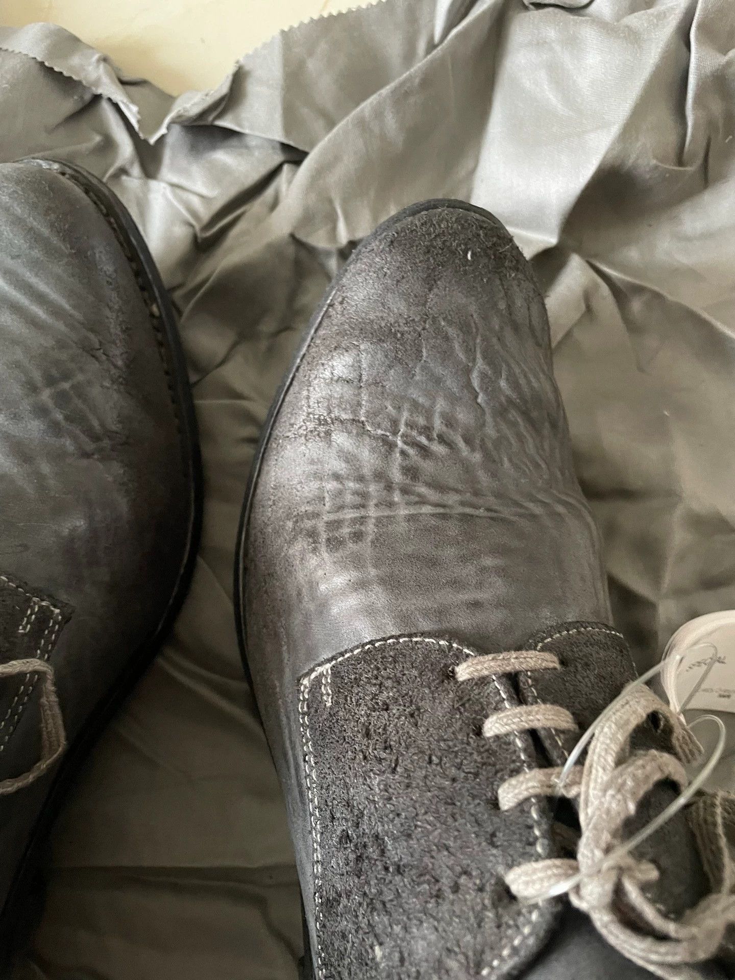 Carol Christian Poell CCP Cubs 19 Distressed Horsehide Derby US7 (Nike42) Size US 7 / EU 40 - 3 Thumbnail