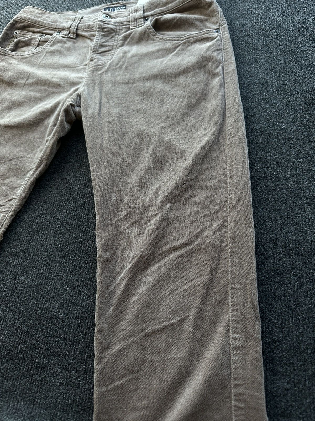 Armani 🚨 ARMANI JEANS LUXURY OLD MONEY relax BEIGE/GRAY Womens Size 30" / US 8 / IT 44 - 6 Thumbnail