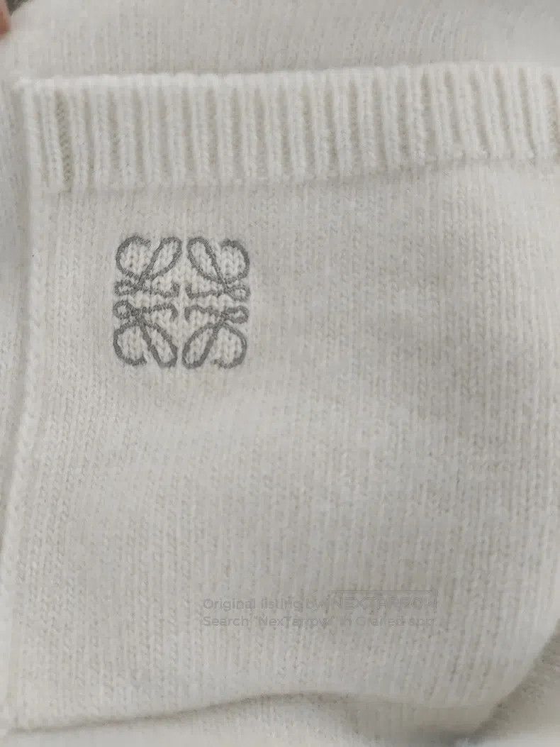 Loewe Loewe Pocket Embroidered Logo Patchwork Wool Top Size XS / US 0-2 / IT 36-38 - 3 Thumbnail