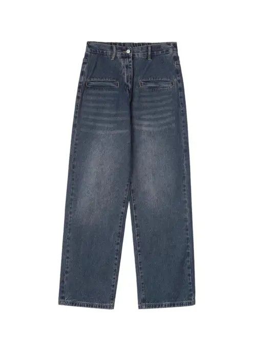 VIBE Street wash heavyweight corrugated wide leg jeans Size US 32 / EU 48 - 6 Thumbnail