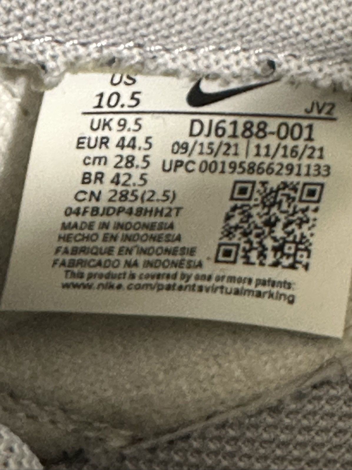 Nike Nike Dunk Low “Two Tone Grey” SZ 10.5 Size US 10.5 / EU 43-44 - 6 Thumbnail
