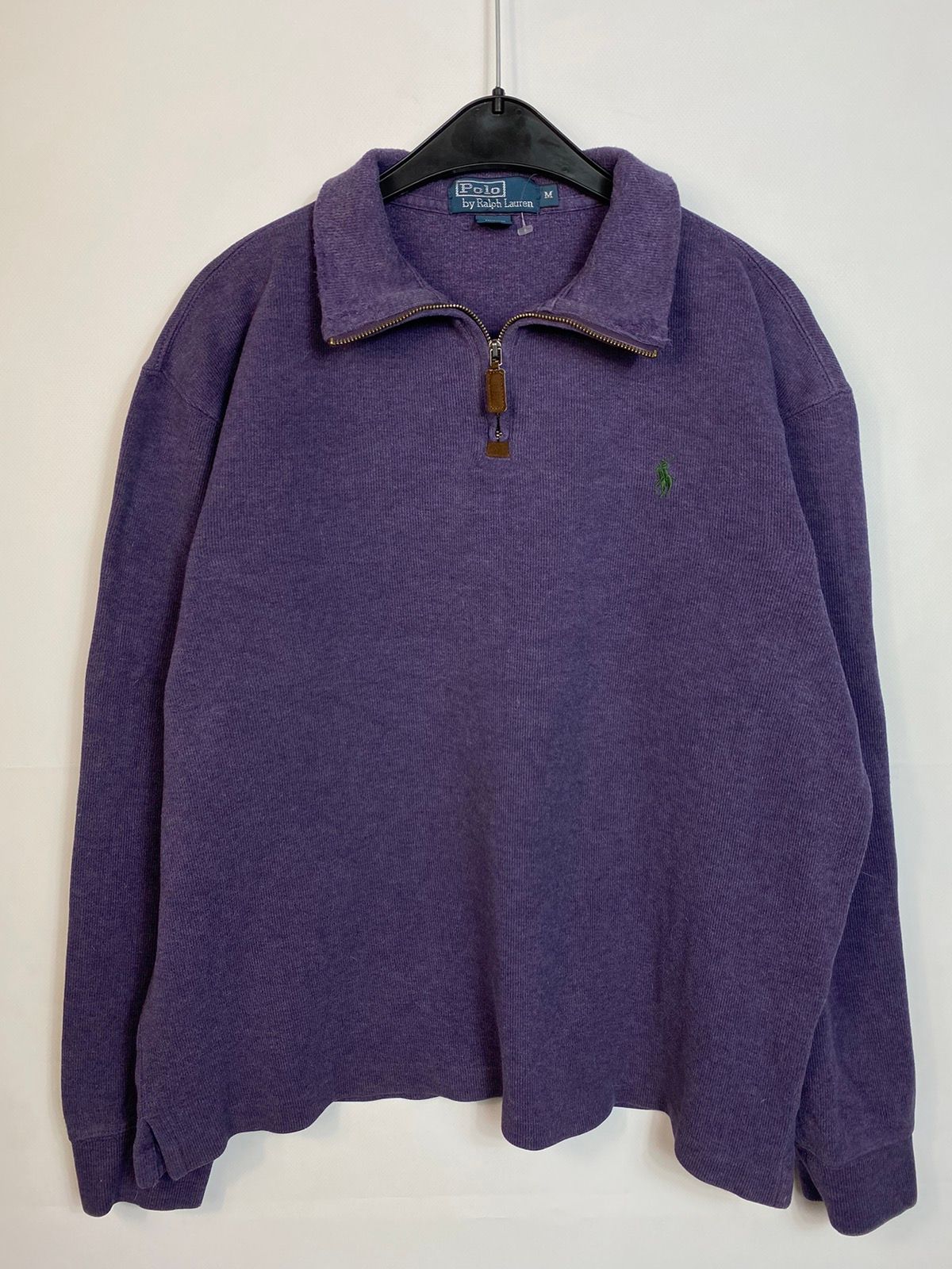 Pre-owned Polo Ralph Lauren X Vintage Ralph Laurent Polo 1/3 Zip Sweater 90's Vintage In Purple