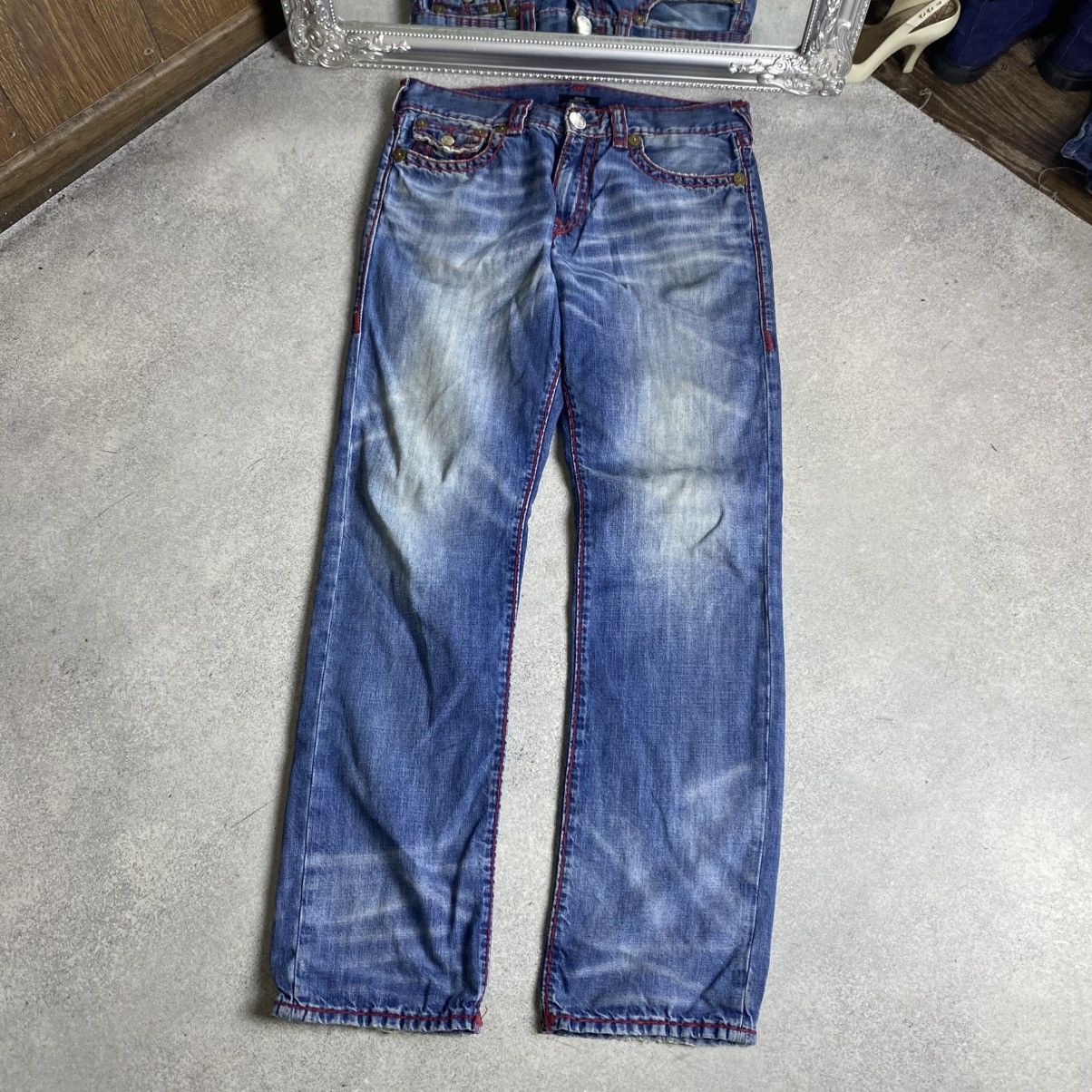 True Religion Vintage Y2K True Religion Jeans Baggy Skater Size US 34 / EU 50 - 7 Thumbnail