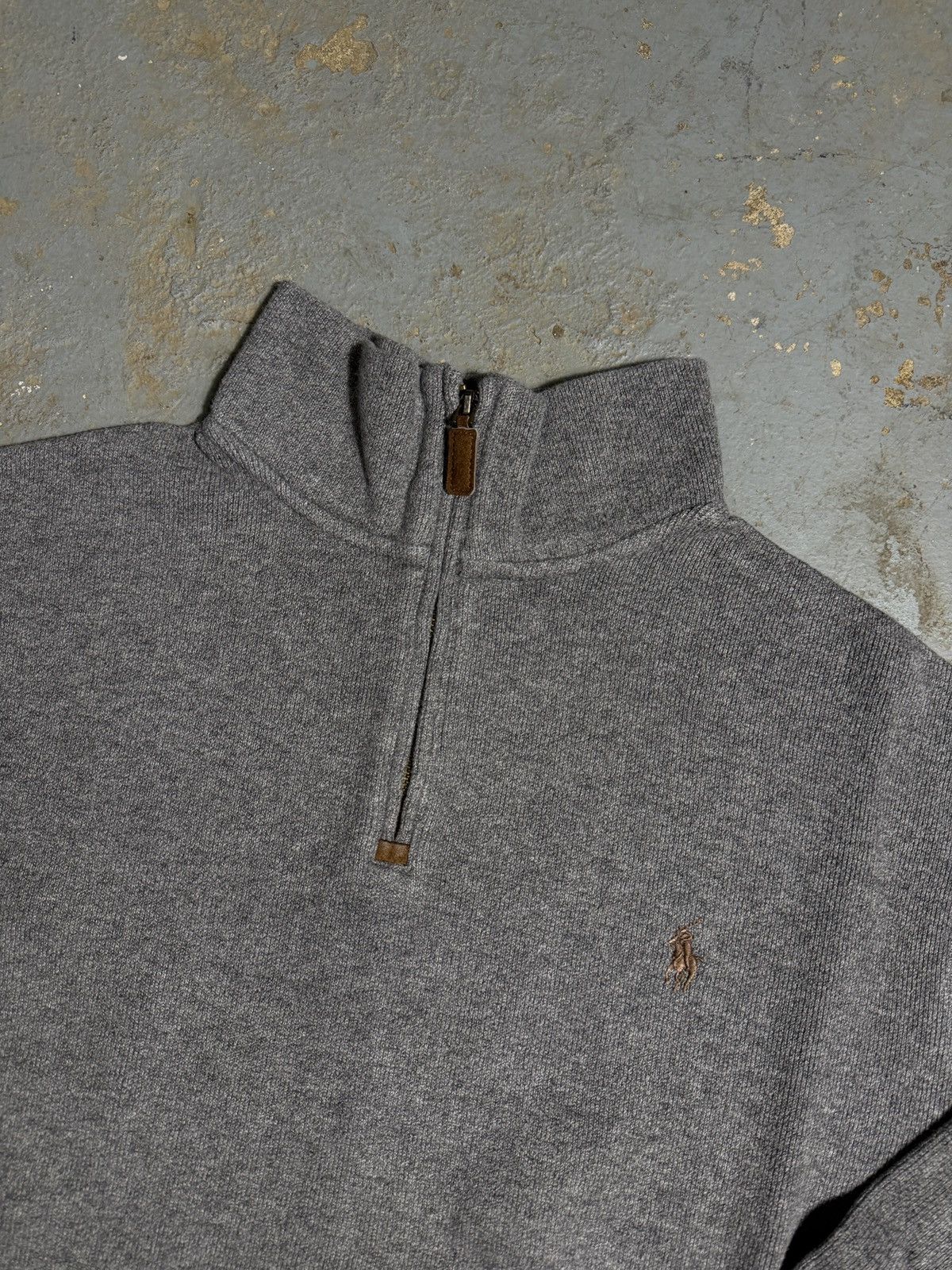 Polo Ralph Lauren Polo Ralph Lauren Quarter-Zip Sweater Size US L / EU 52-54 / 3 - 3 Thumbnail