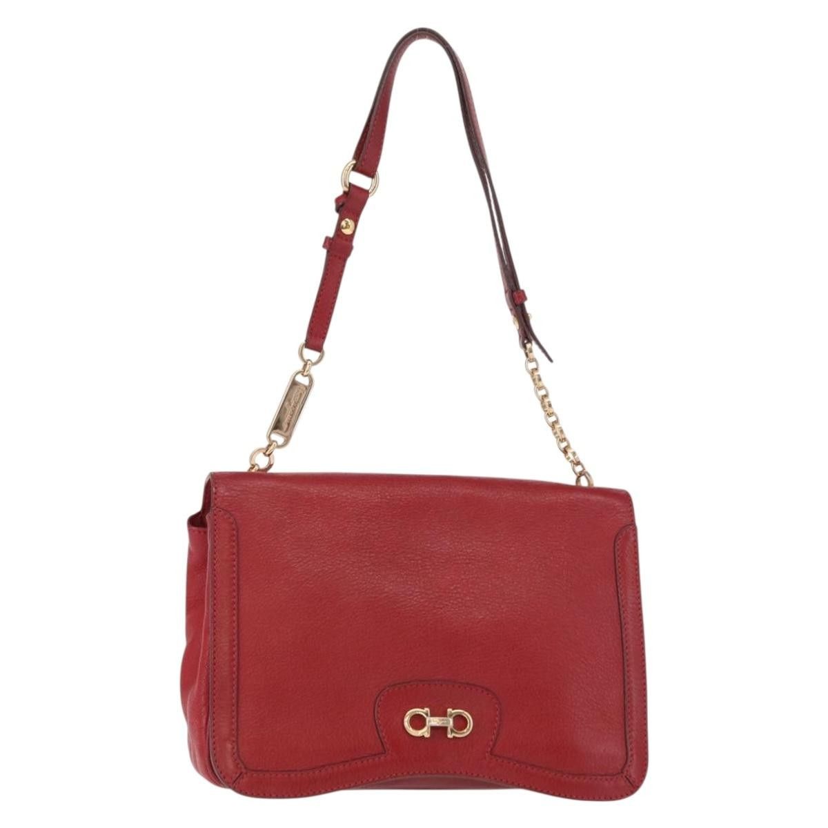 Salvatore Ferragamo Salvatore Ferragamo Gancini Shoulder Bag Leather Size ONE SIZE - 1 Thumbnail