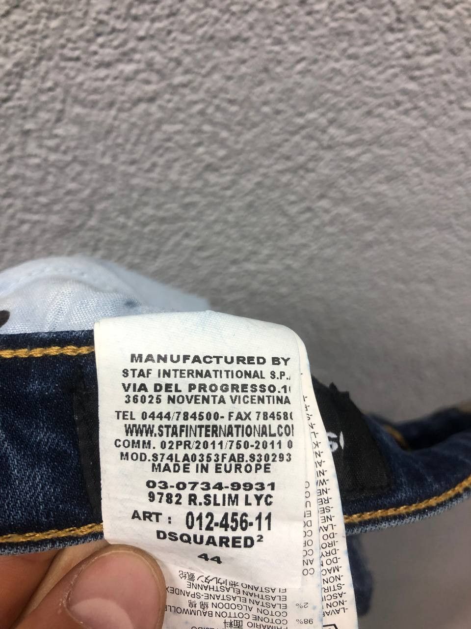 Dsquared2 Dsquared2 womens slim jeans size 44 / Large Size 30" / US 8 / IT 44 - 17 Thumbnail