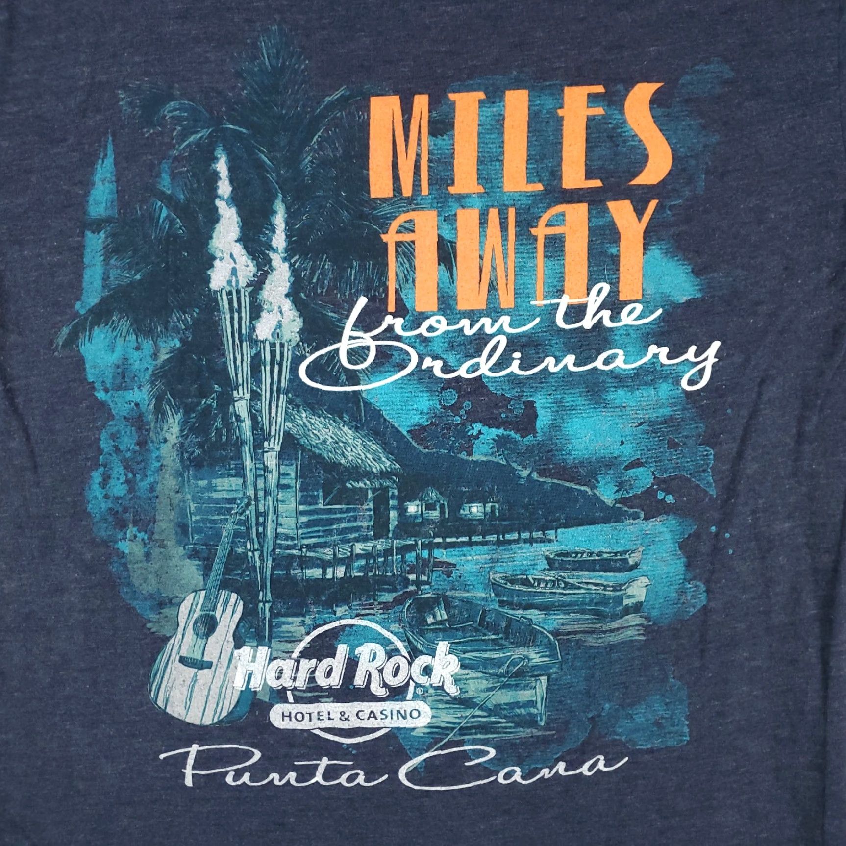 Hard Rock Cafe Hard Rock Cafe T-Shirt Blue Short Sleeve Unisex Adults Small Cotton Blend Logo Crew Neck Size US S / EU 44-46 / 1 - 3 Thumbnail