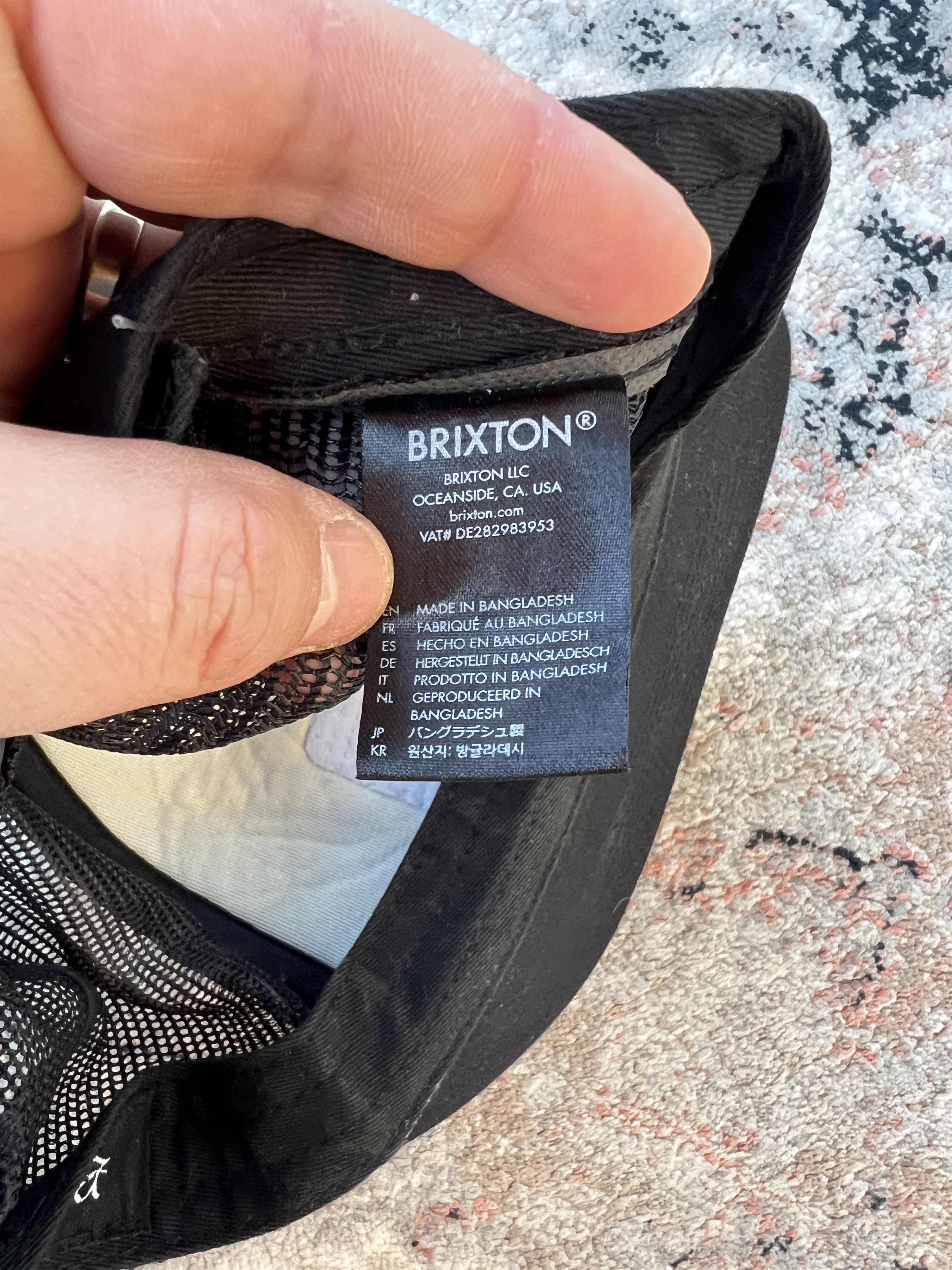 Brixton Brixton Manufacturing Co. Cap Size ONE SIZE - 5 Thumbnail