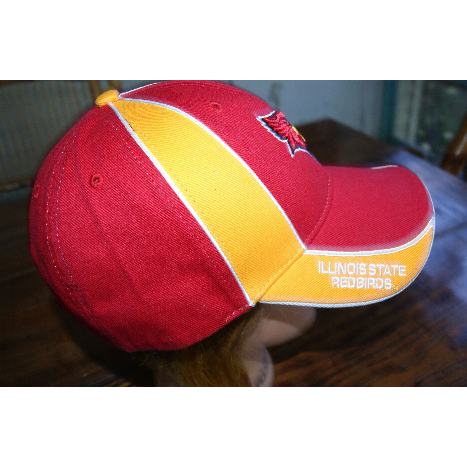 Other ILLINOIS STATE REDBIRDS Red Yellow Hat Cap Fan Favorite NCAA Size ONE SIZE - 5 Thumbnail