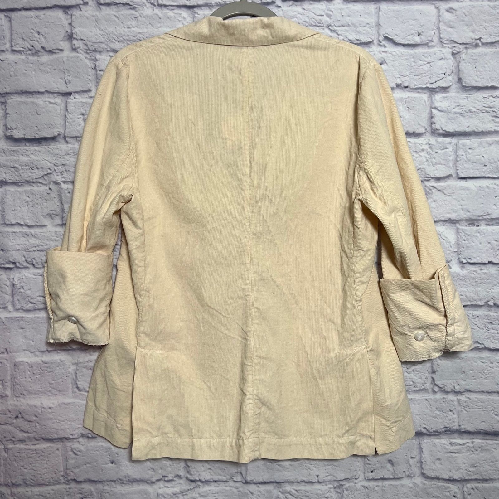 Other Stark X Allan Corduroy Blazer Cream Beige Size M NWT Size M / US 6-8 / IT 42-44 - 2 Thumbnail