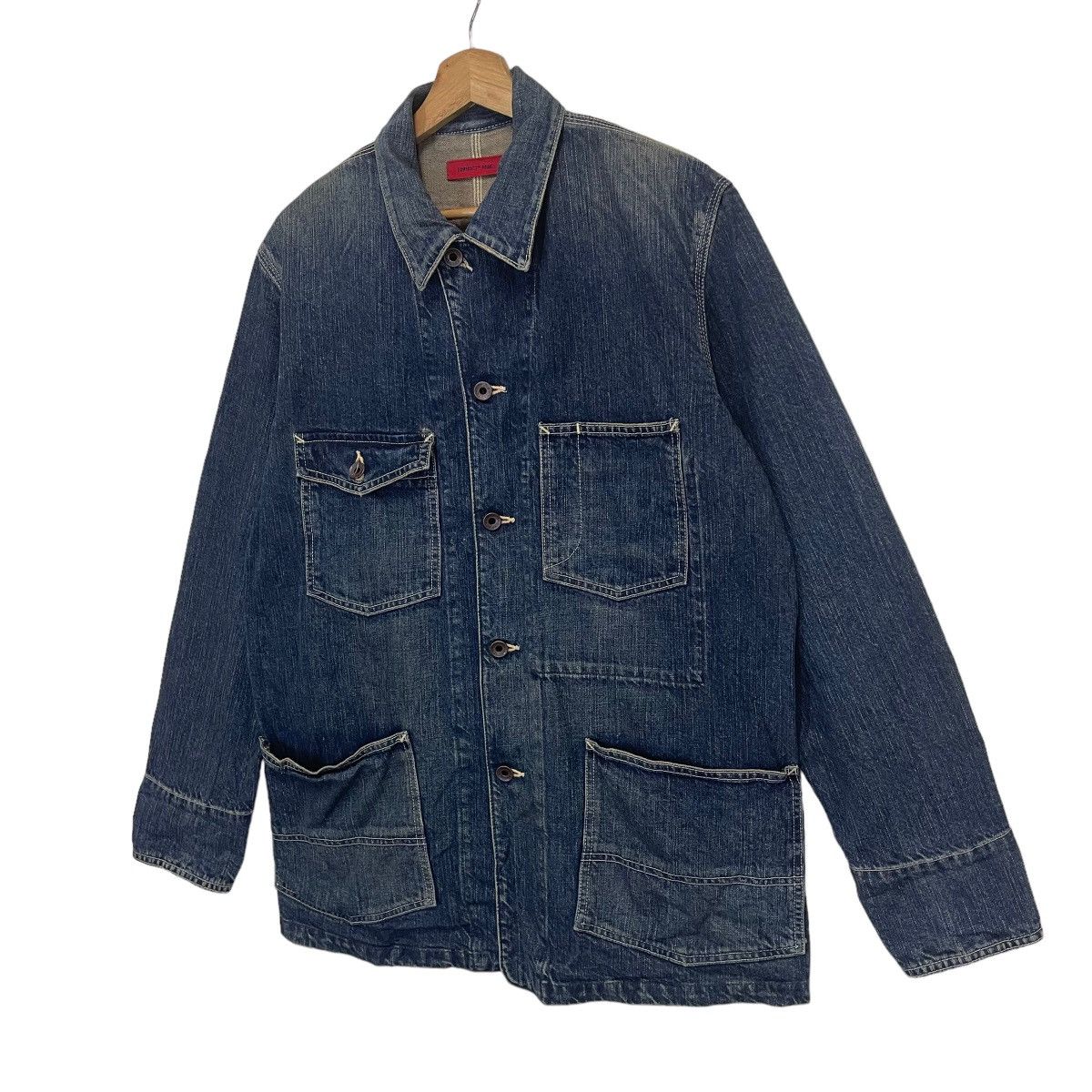 Edwin VINTAGE EDWIN 503 REBEL CHORE DENIM JACKET Size US M / EU 48-50 / 2 - 3 Thumbnail