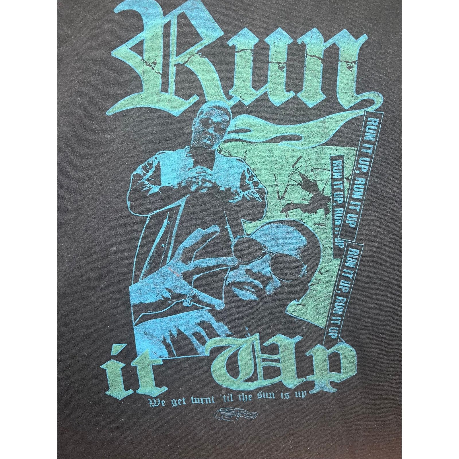 Band Tees Asap Ferg Shirt A$ap Mob East Coast Rap Run It Up Tee XL Size US XL / EU 56 / 4 - 2 Thumbnail