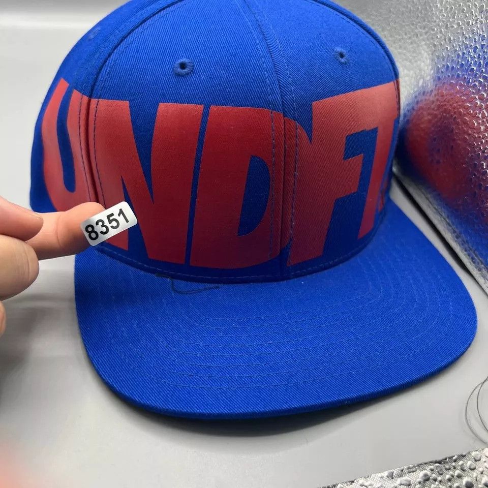 Undefeated Undefeated Hat Men Blue Big Logo Snap Back Cap New Size ONE SIZE - 8 Thumbnail