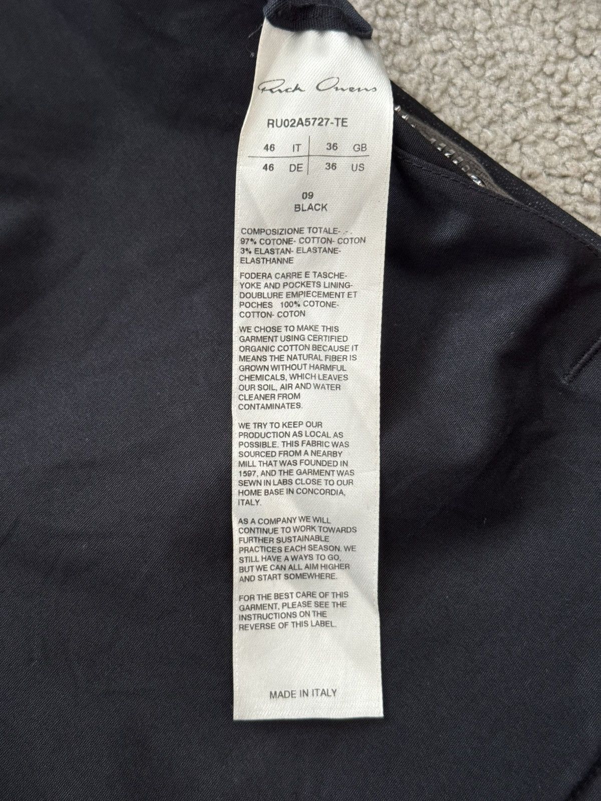 Rick Owens FW21 Rick Owens Mainline Belted Military Cargo Jacket Size US S / EU 44-46 / 1 - 15 Thumbnail