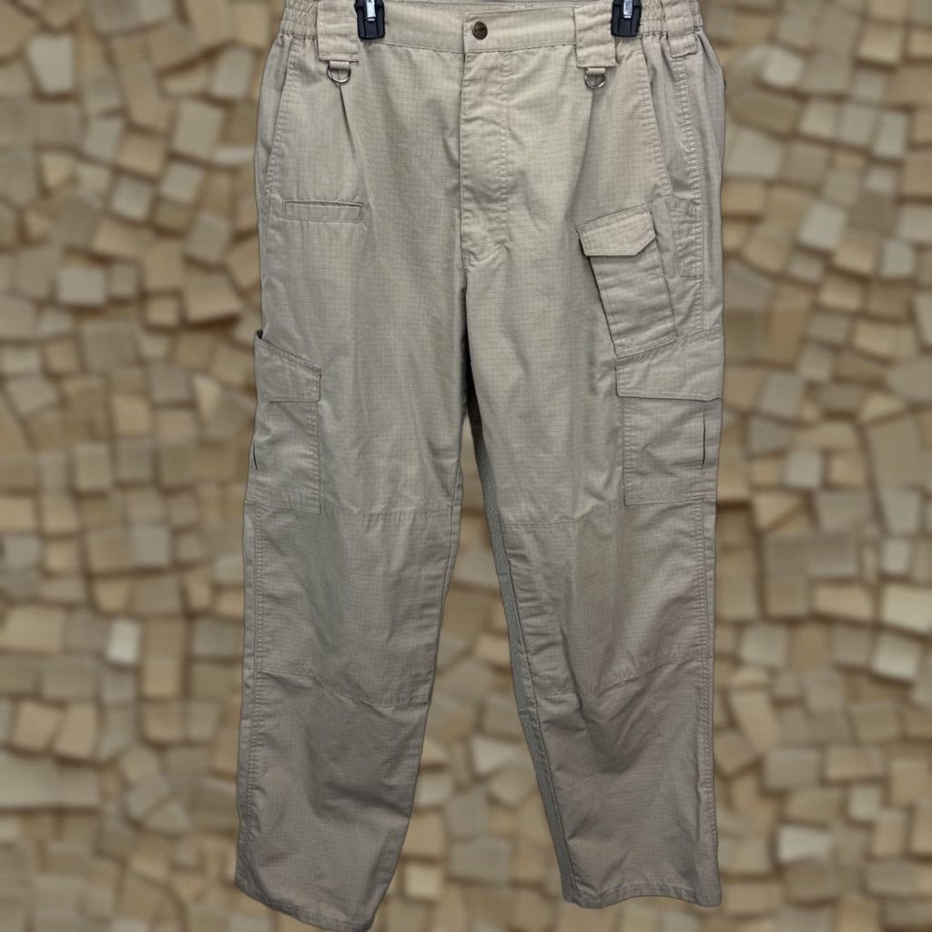 Vintage CQR Pants Men Size 38x34 Beige Tactical Cargo Ripstop Water-Resistant Outdoor Mens Size US 38 / EU 54 - 1 Thumbnail