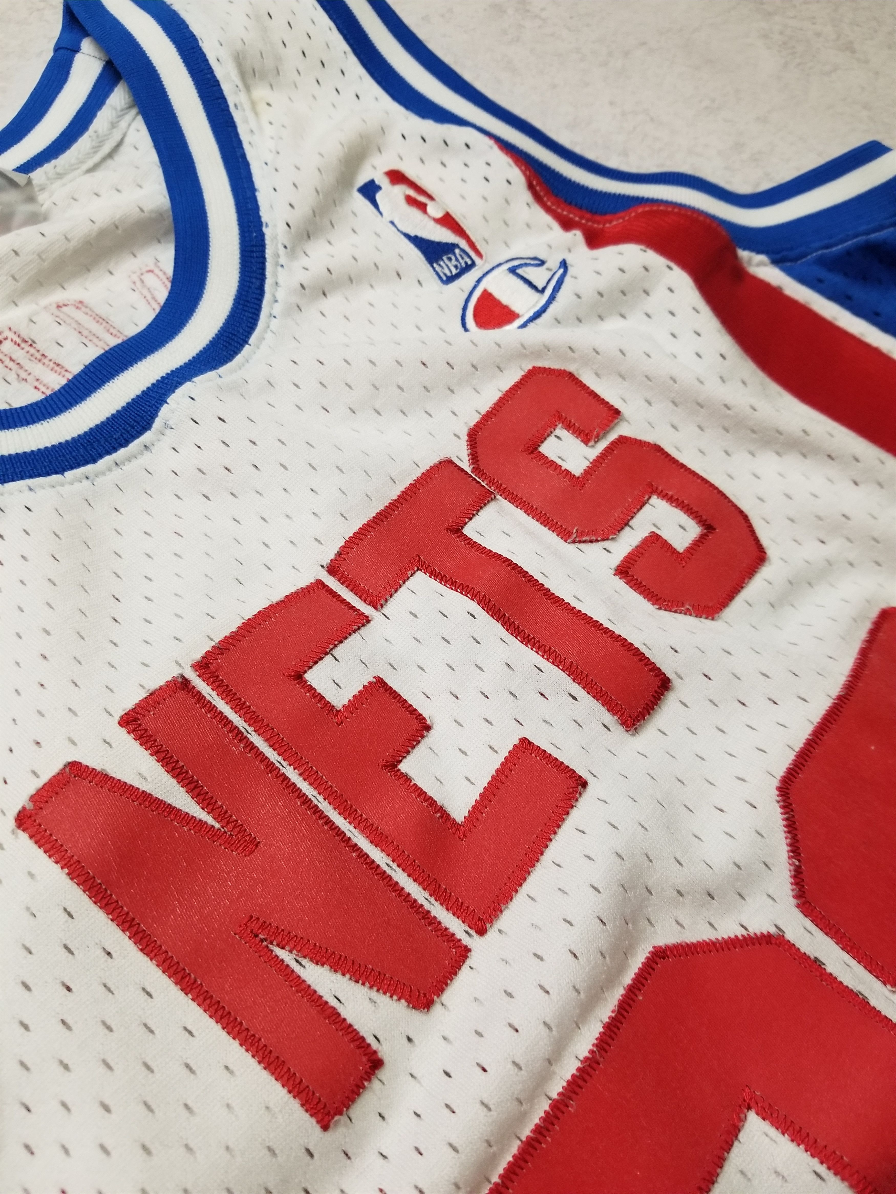 Champion Dr. J Julius Erving New York Nets ABA European Cut Jersey Size US S / EU 44-46 / 1 - 8 Thumbnail