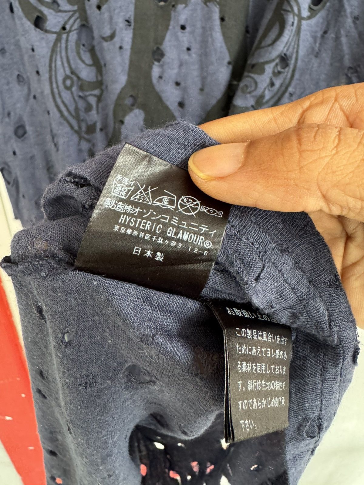 Hysteric Glamour Hysteric Glamour “Hell’s Commin Down” Tee Size ONE SIZE - 8 Thumbnail