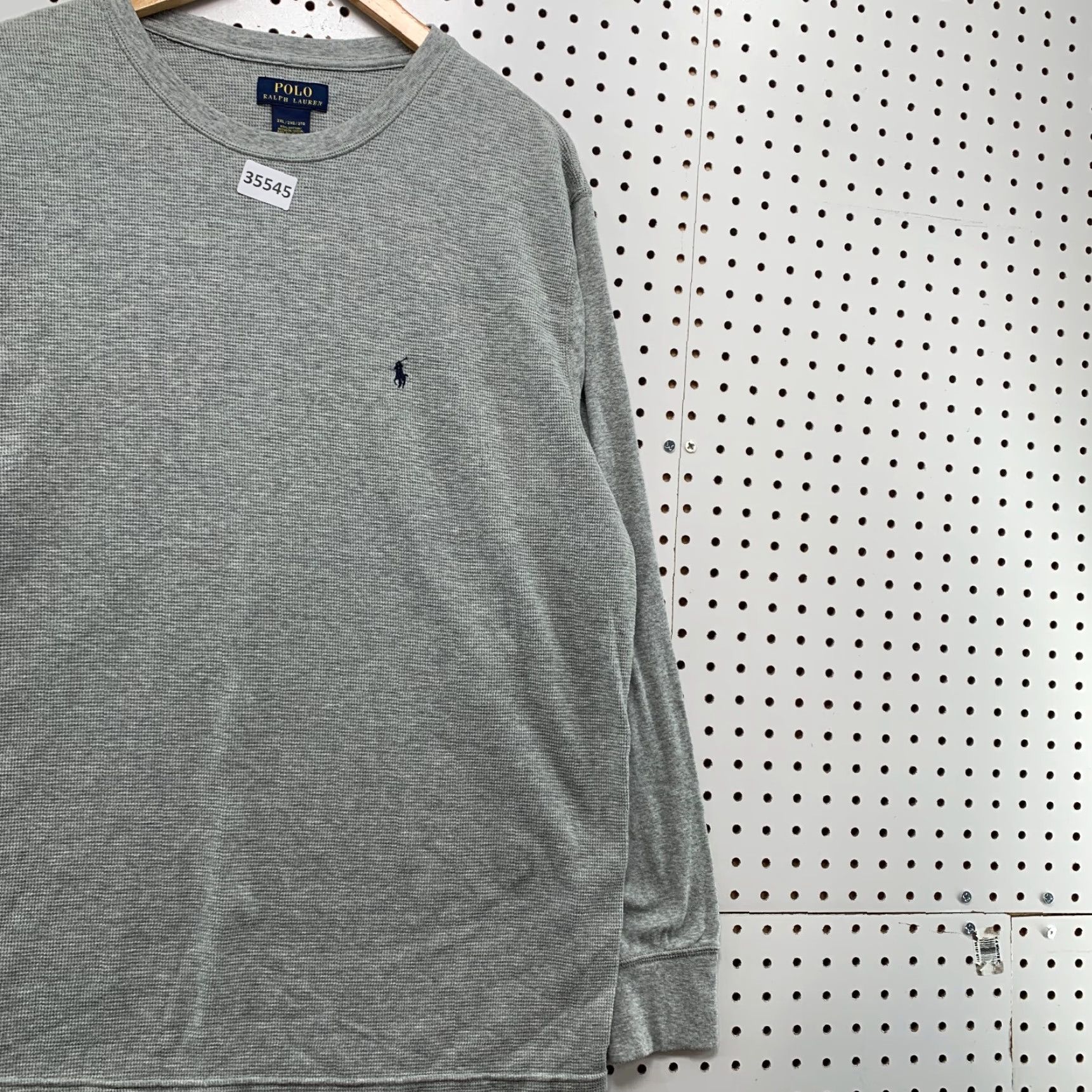 Polo Ralph Lauren Polo Ralph Lauren Thermal Shirt Mens 2XL Gray Long Sleeve Casual Shirt 2XL Mens Gray Thermal Polo Ralph Lauren Size US XXL / EU 58 / 5 - 4 Thumbnail
