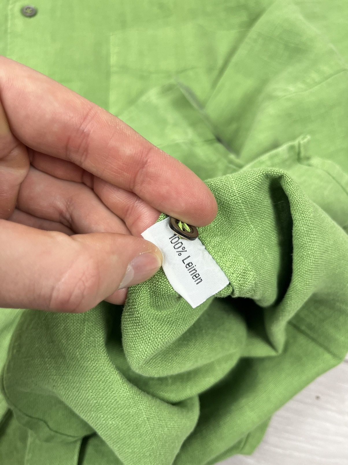 Other New Oska Linen Button Up Green Shirt Size US L / EU 52-54 / 3 - 12 Thumbnail