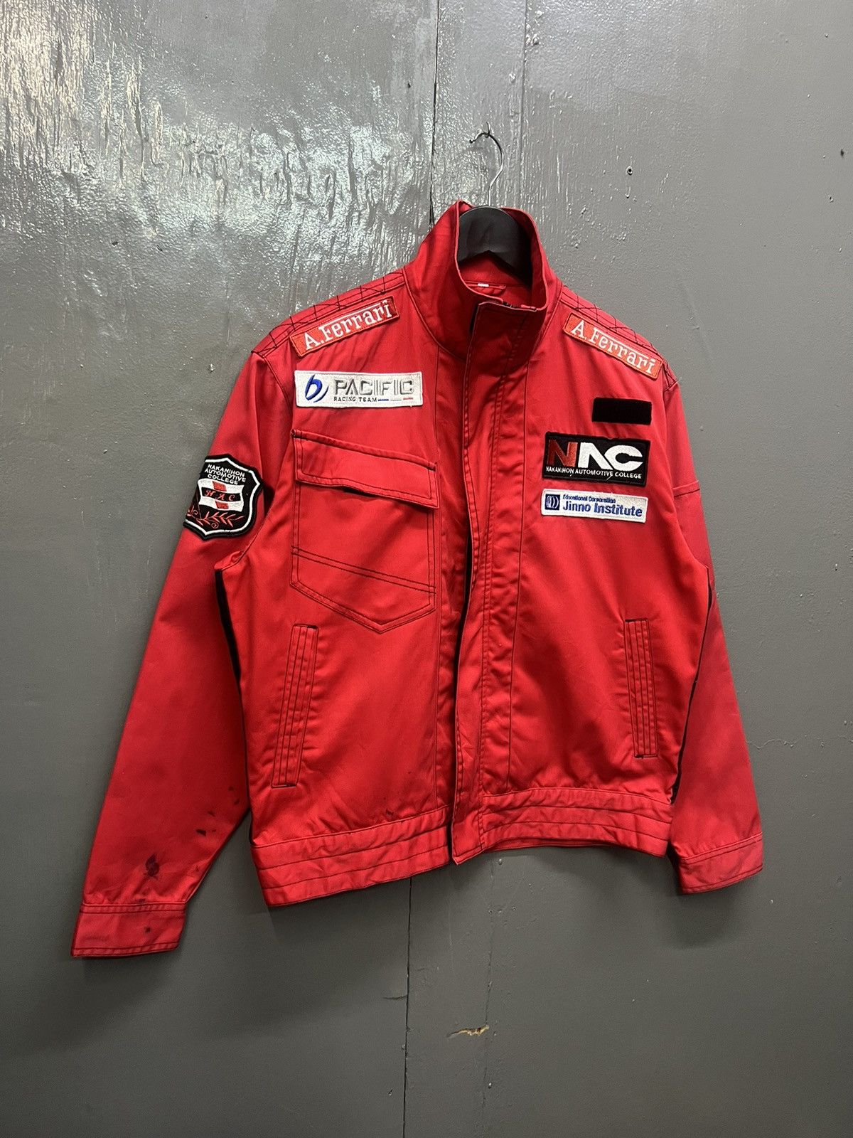 Japanese Brand Nakanihon Automotive College Workwear Jacket Size US L / EU 52-54 / 3 - 3 Thumbnail