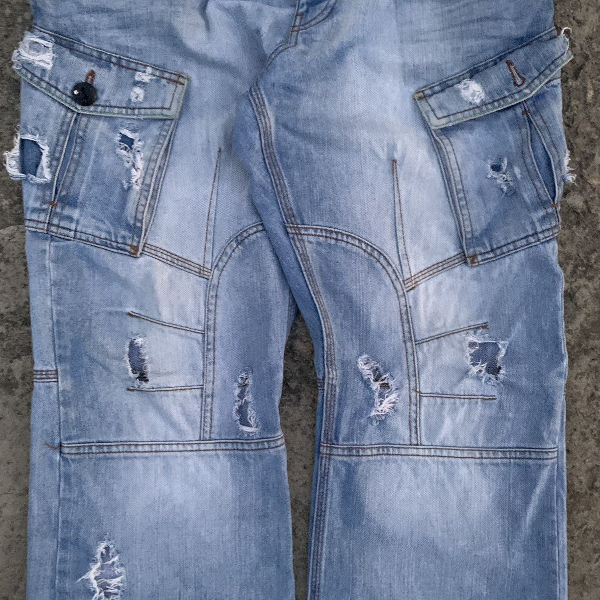 If Six Was Nine Vintage Japanese Style Henley’s Jeans Size 32 Multi-pocket Size US 32 / EU 48 - 6 Thumbnail