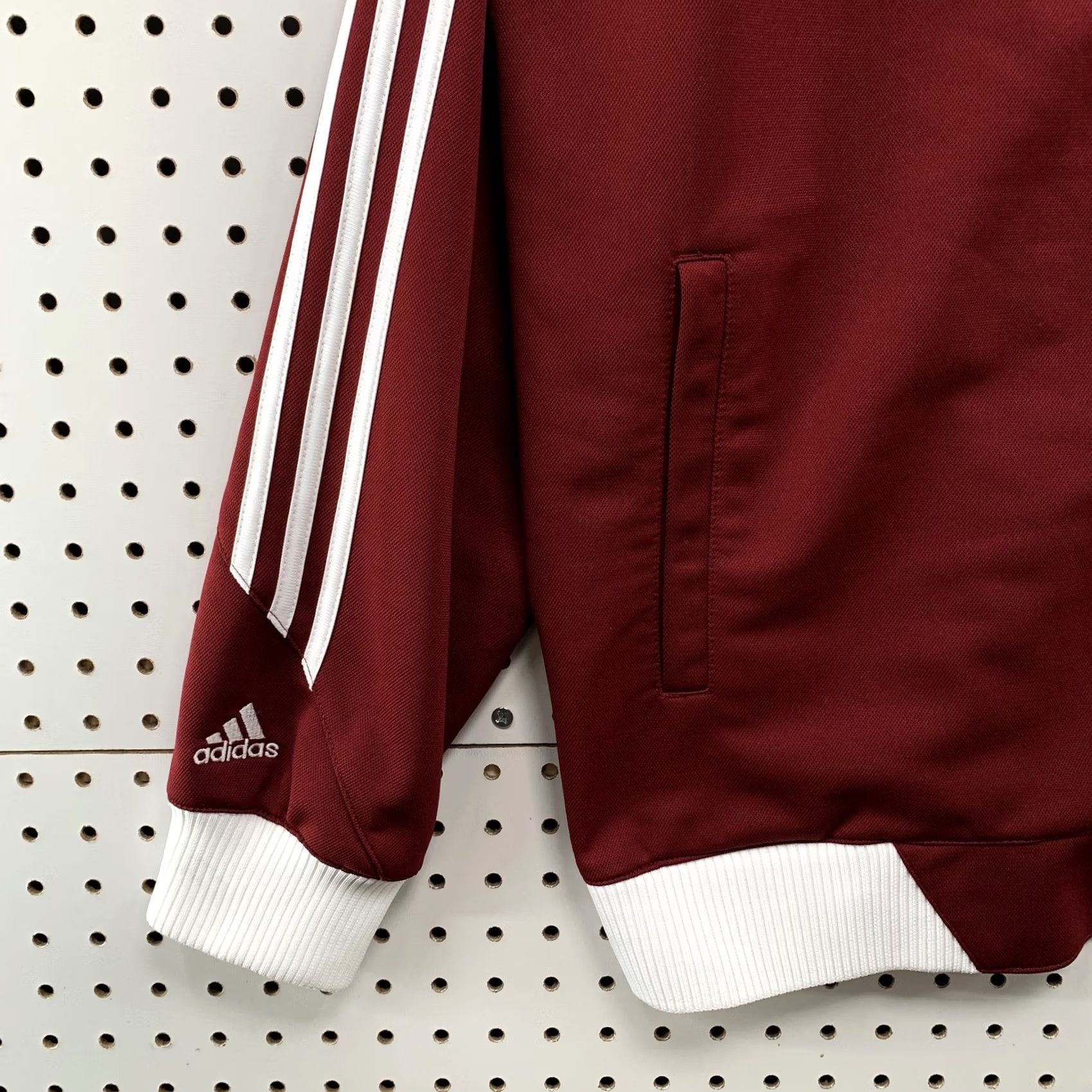 Adidas Adidas University Chicago Track Jacket Mens 2XL Maroon Embroidered Size US XXL / EU 58 / 5 - 6 Thumbnail