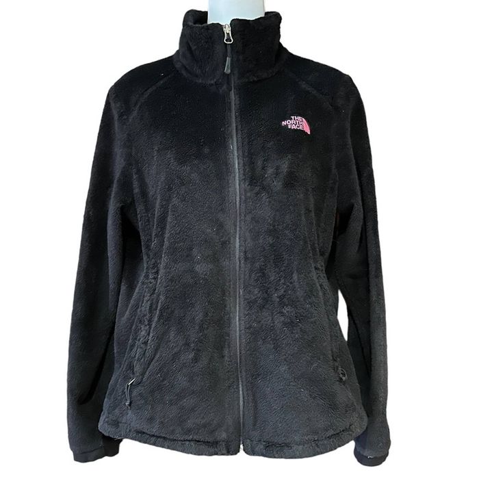 The North Face The North Face Black Fleece Pink Ribbon Full Zip Jacket ...