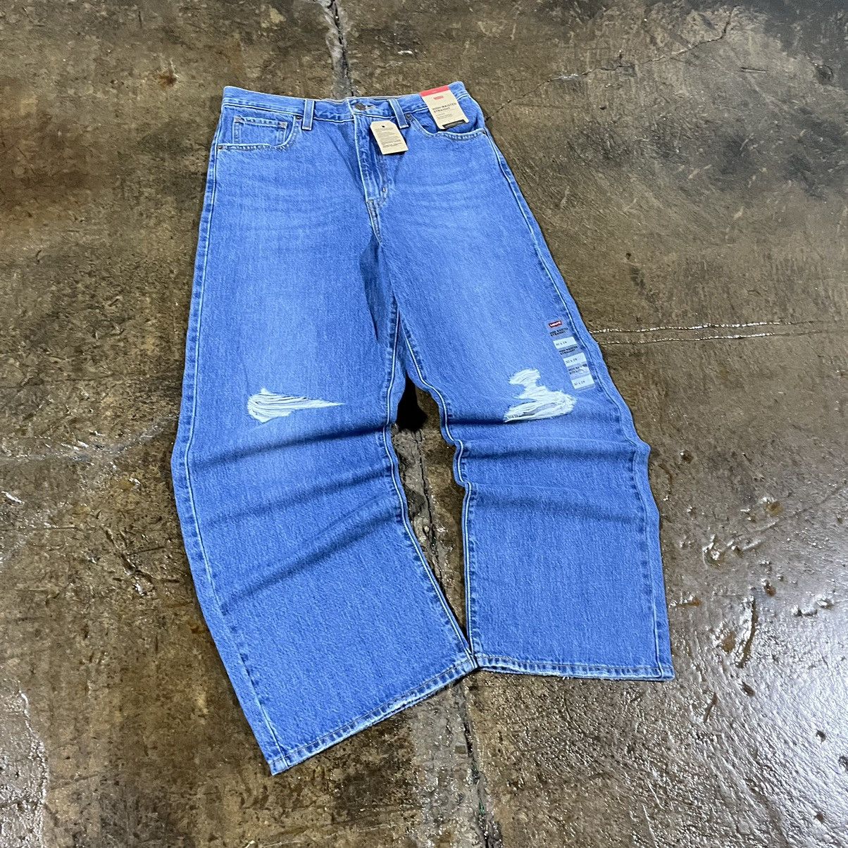 Levi's Crazy Y2K Levi's High Waisted Baggy Wide Leg Skater Jeans Size US 30 / EU 46 - 6 Thumbnail