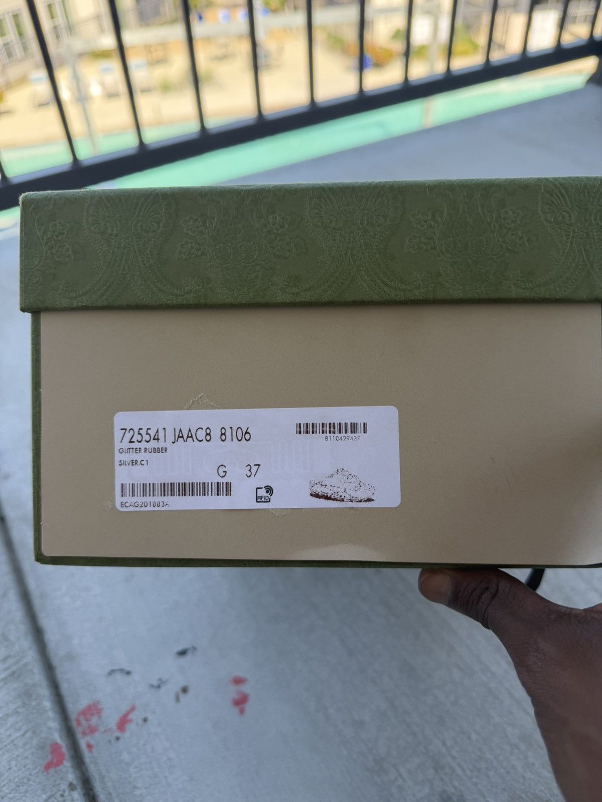 Gucci Glitter rubber platform Gucci slides. Size US 6 / IT 36 - 3 Thumbnail