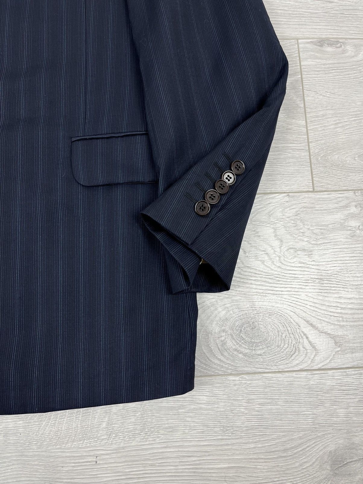 Paul Smith Paul Smith Vintage 2006 Blue Striped Wool Suit Blazer Pants Size 46R - 5 Thumbnail