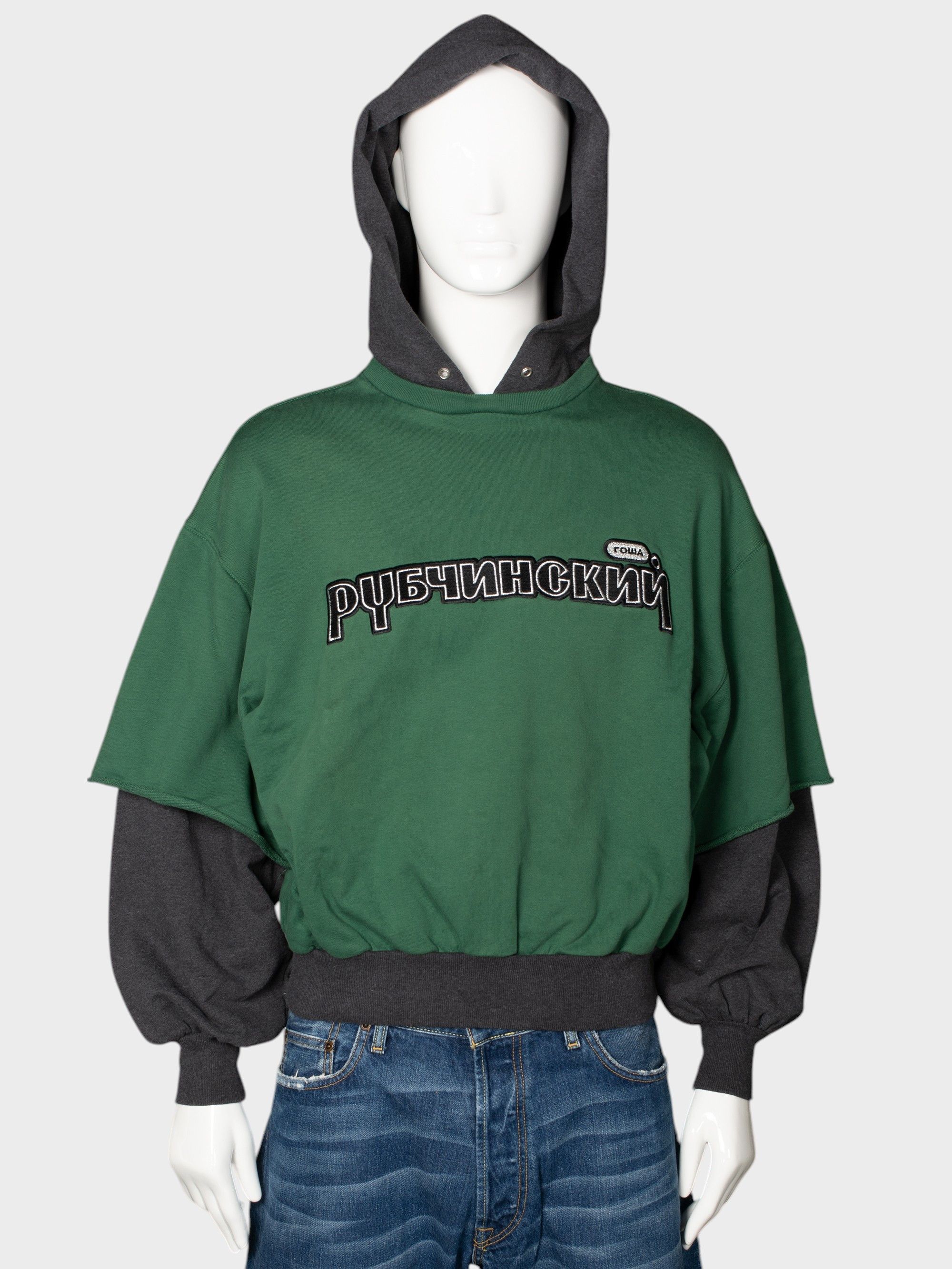 Gosha Rubchinskiy Gosha Rubchinskiy - S/S 2018 - combo hoodie Size US S / EU 44-46 / 1 - 4 Thumbnail